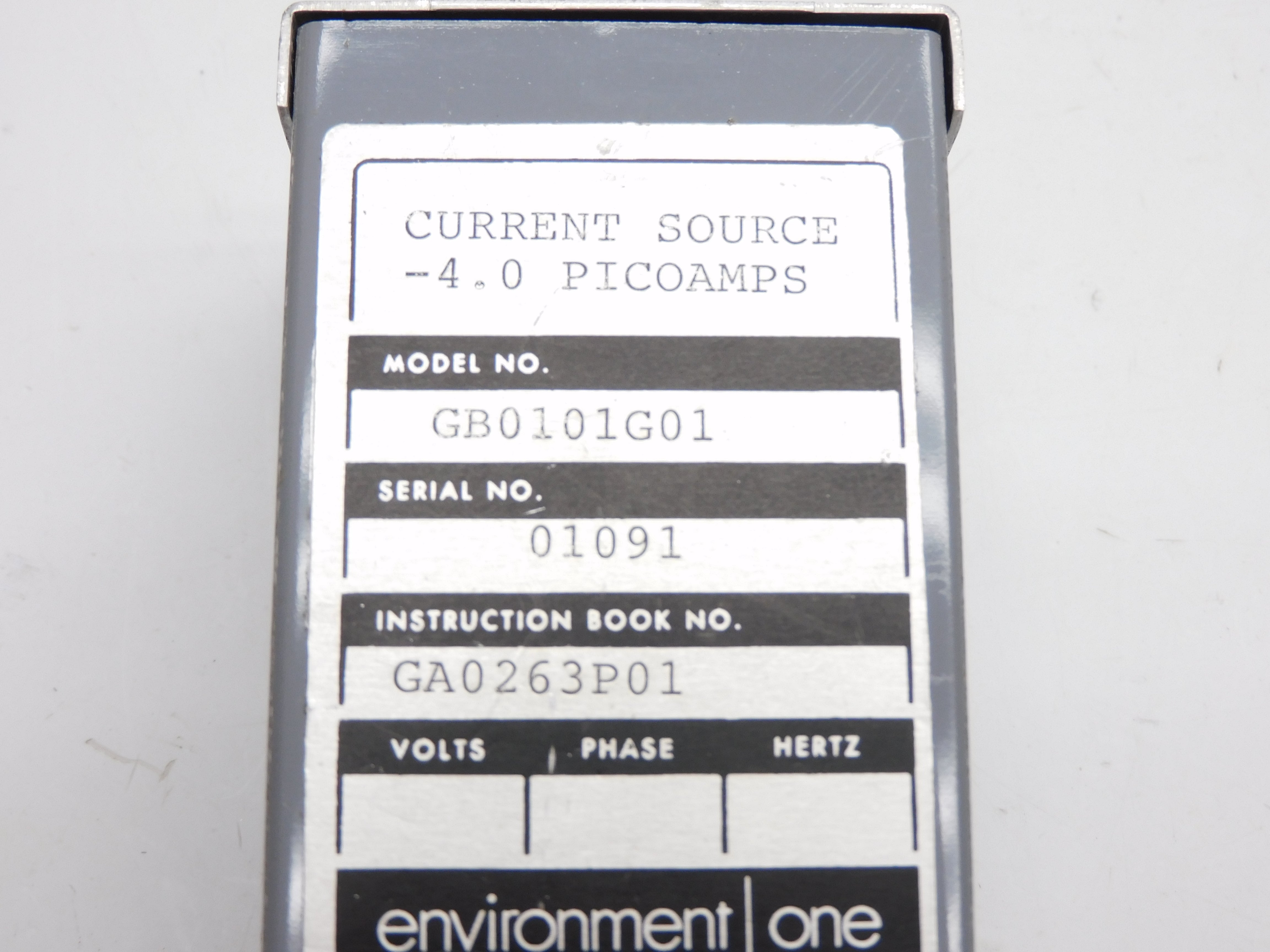ENVIROMENT ONE GB0101G01 NSNP