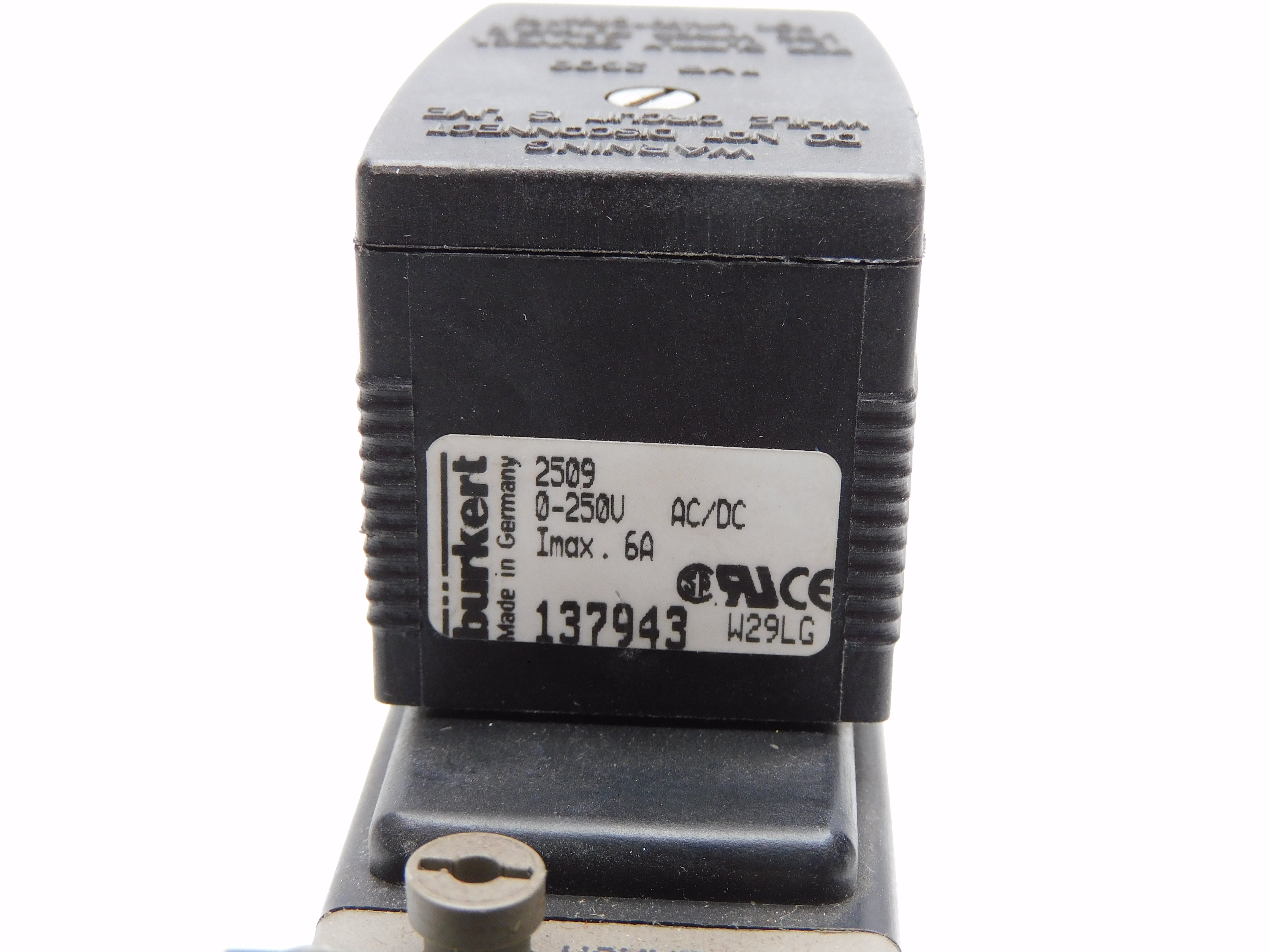 BURKERT 0475H8,0PB 0-250VAC/DC NSNP