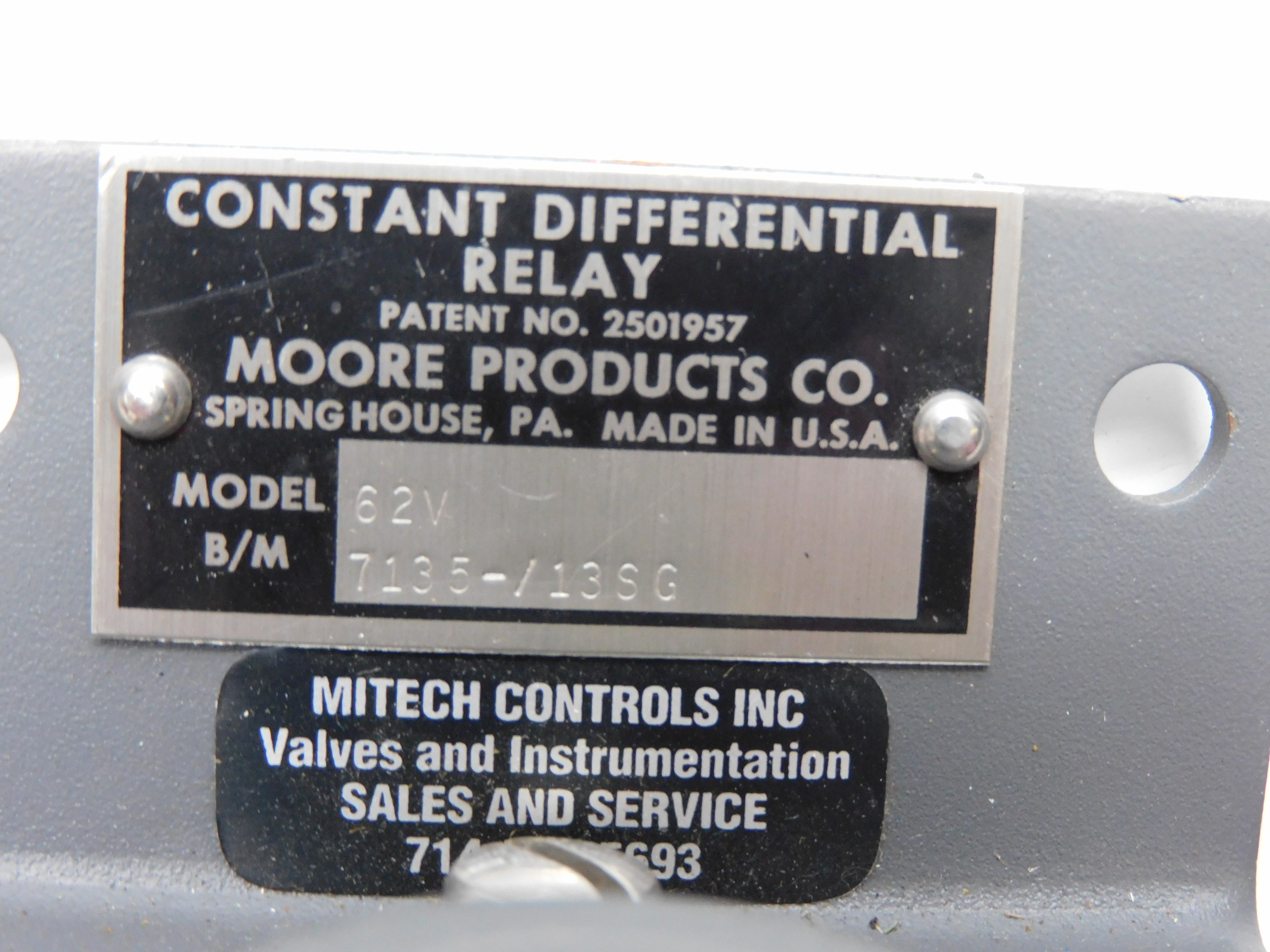 MOORE PRODUCTS 62V 7135-/13SG NSNP