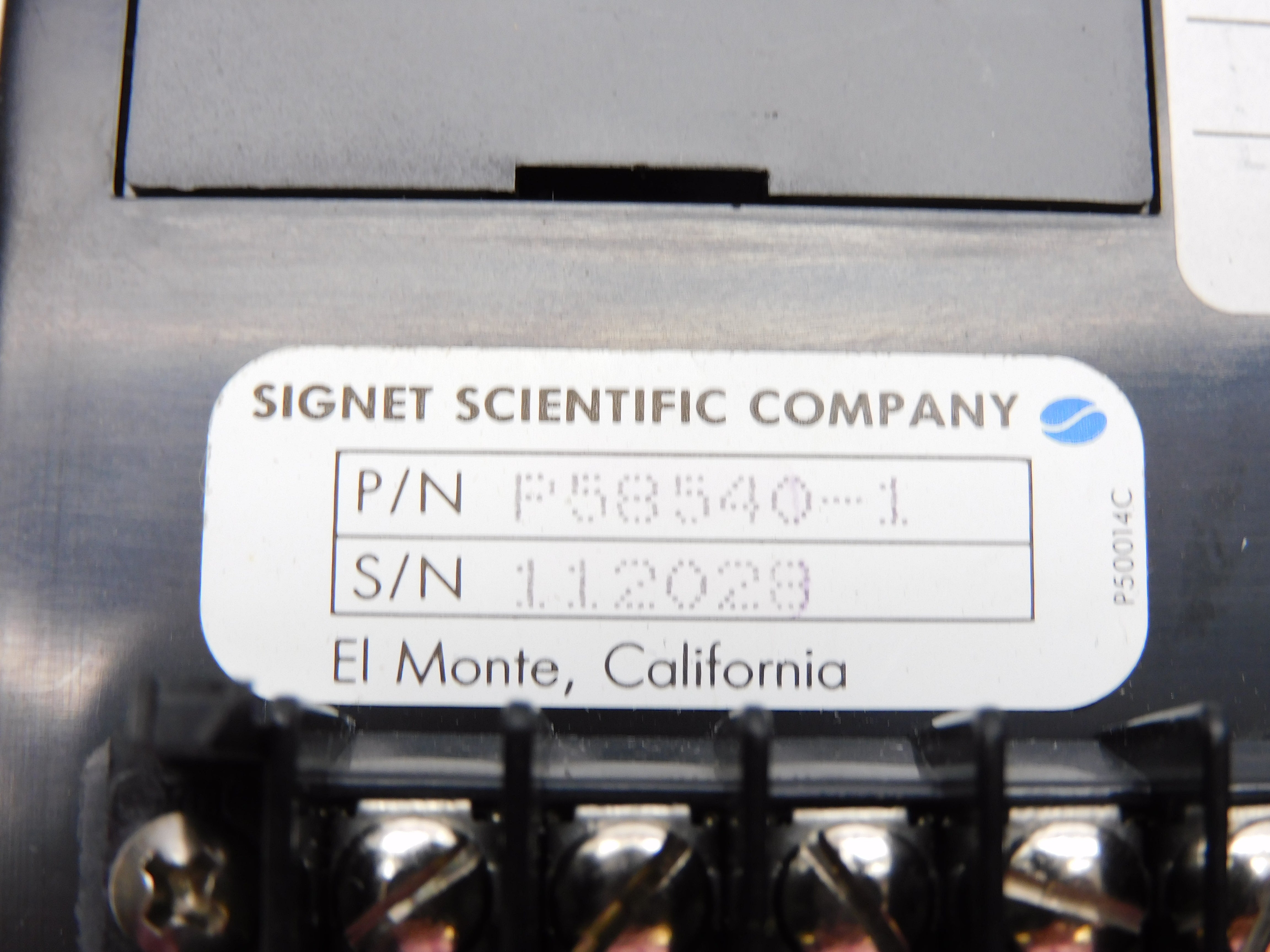 SIGNET SCIENTIFIC P58540-1 0-30GPM UNMP