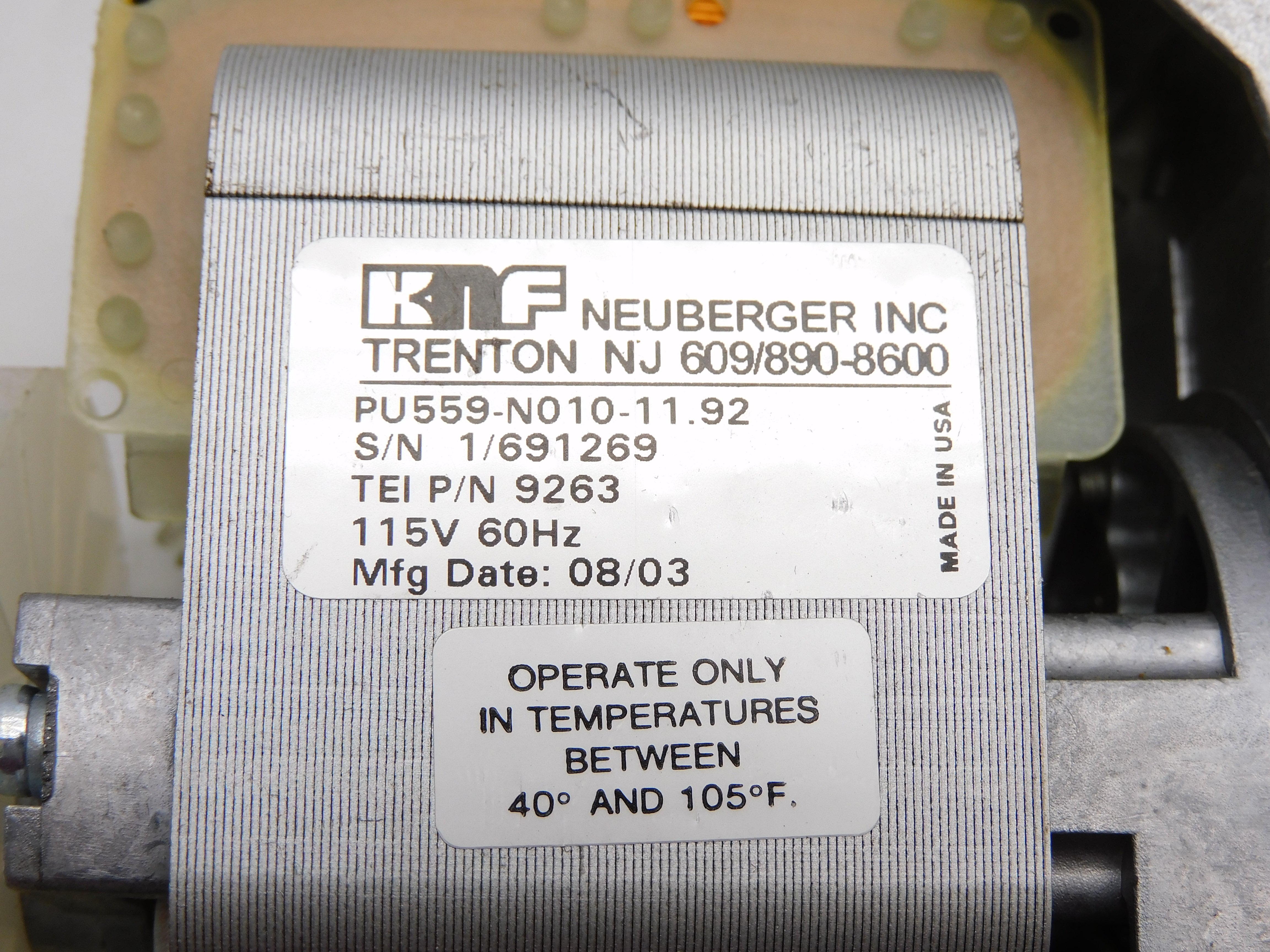 KNF NEUBERGER PU559-N010-11.92 NSNP