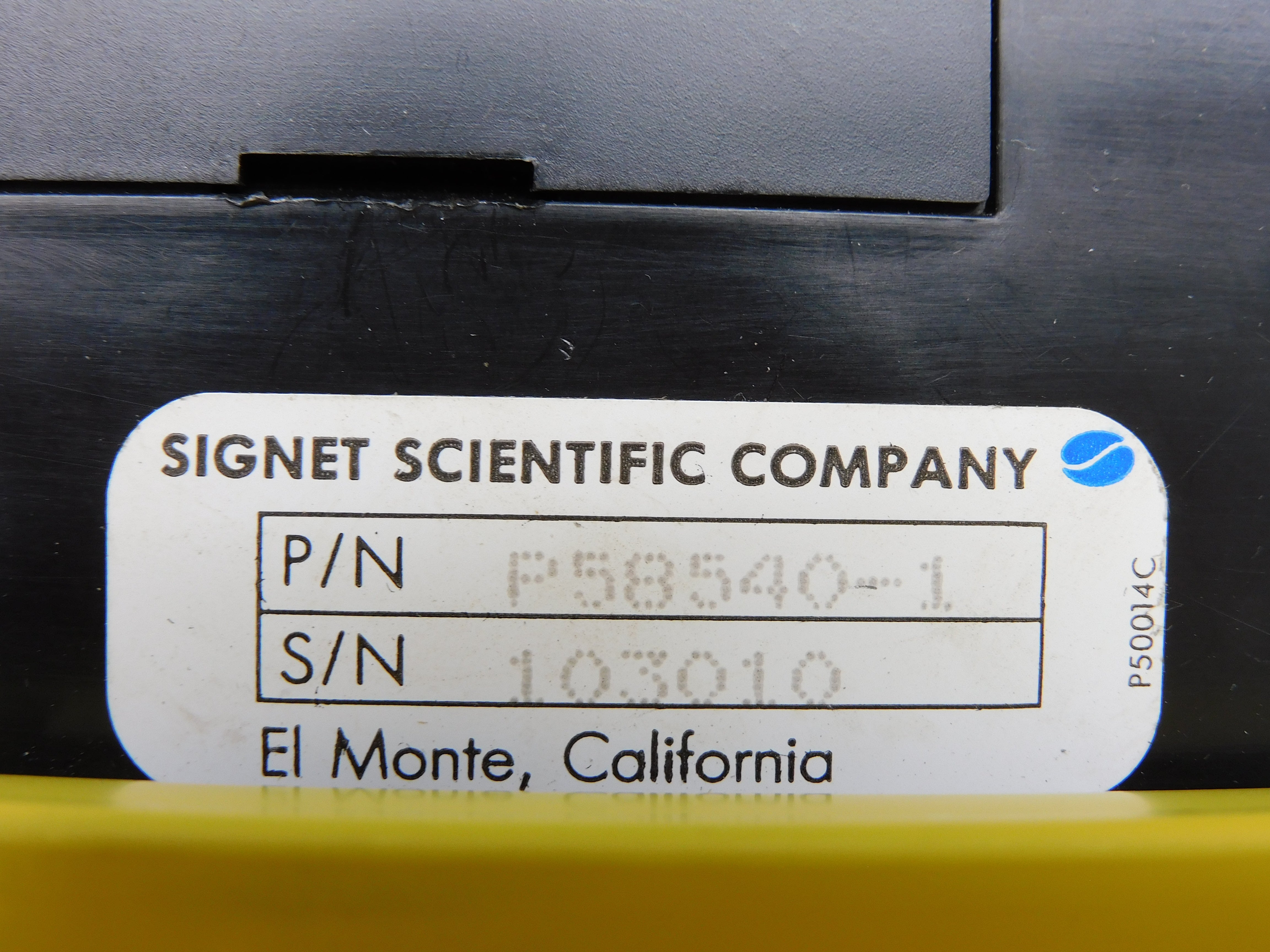 SIGNET SCIENTIFIC P58540-1 0-50GPM UNMP