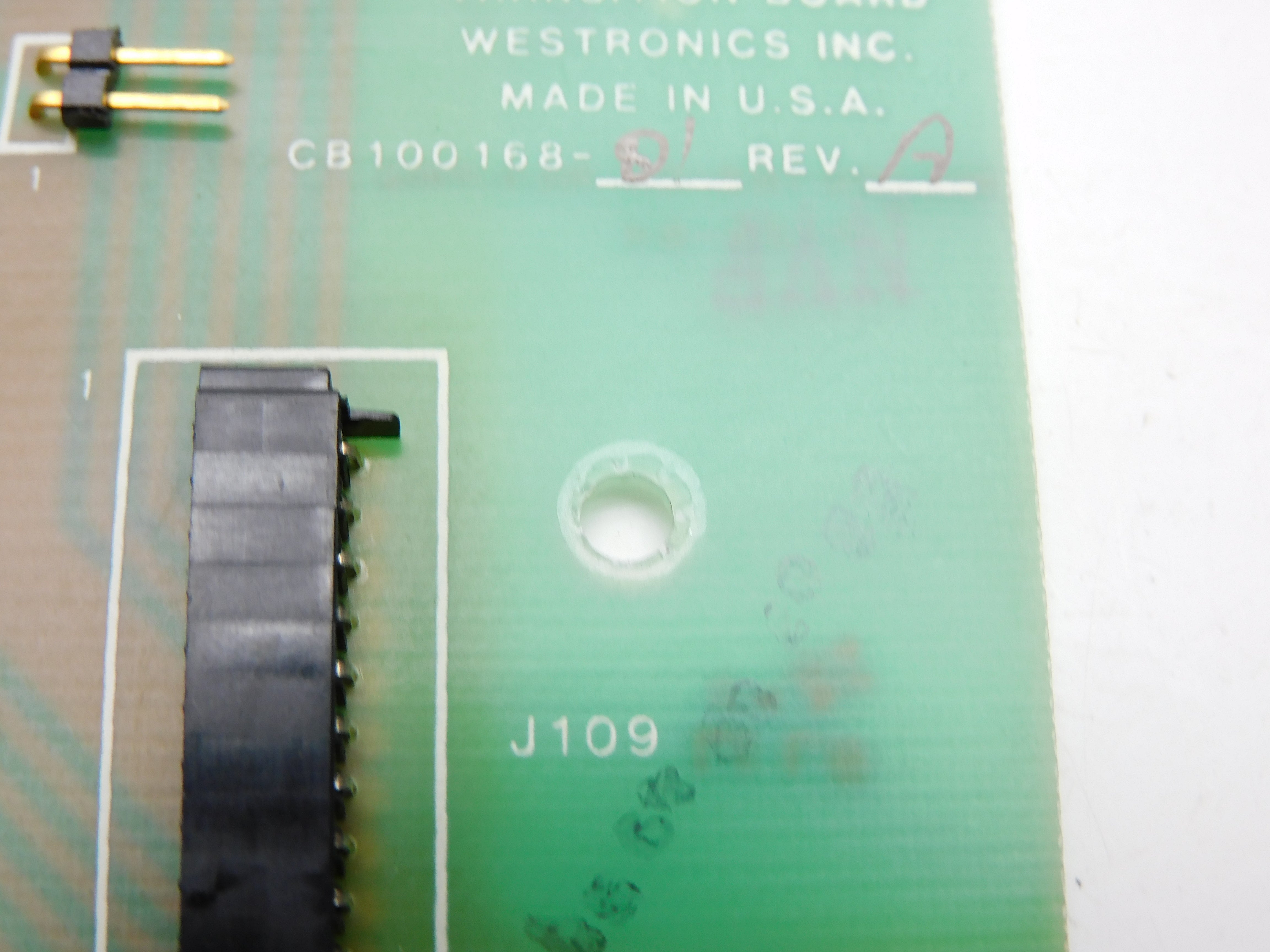 WESTRONICS CB100168-01 REV. A UNMP