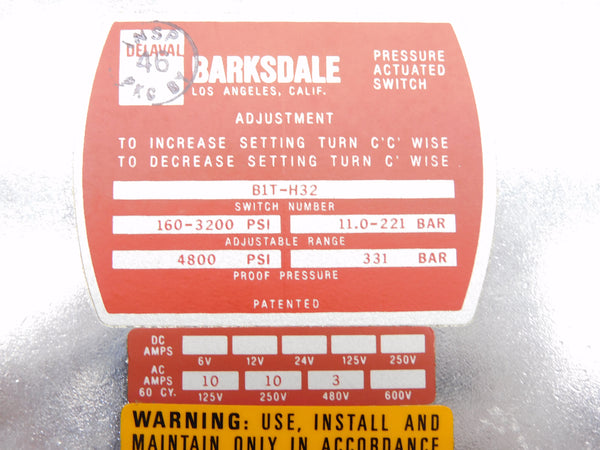 BARKSDALE B1T-H32 NSNP