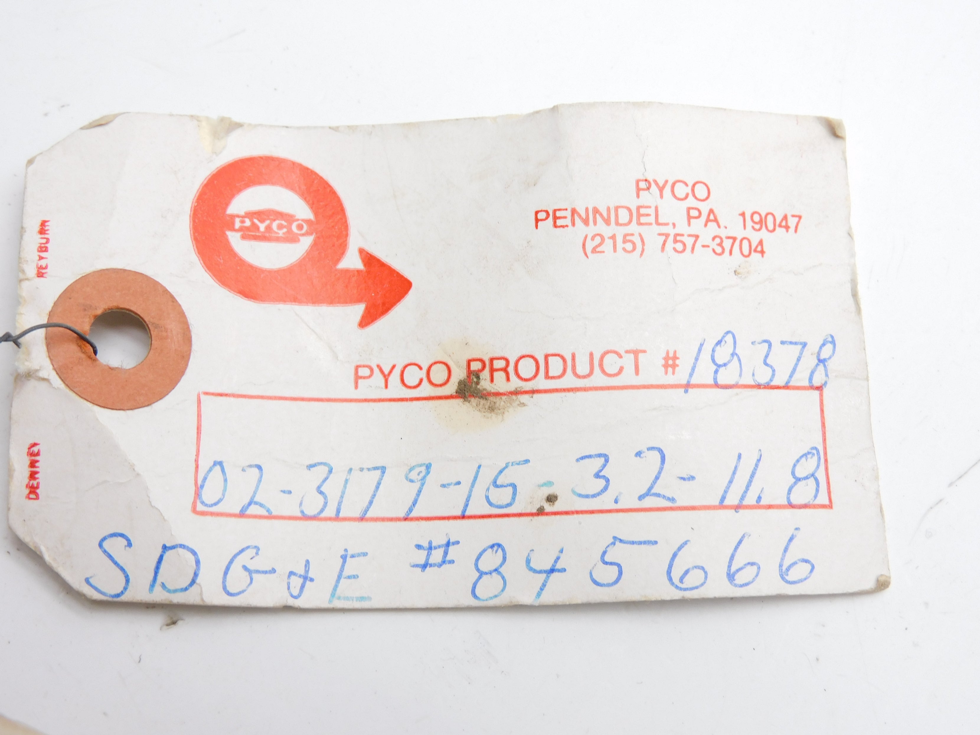 PYCO 02-3179-15-3.2-11.8 NSNP