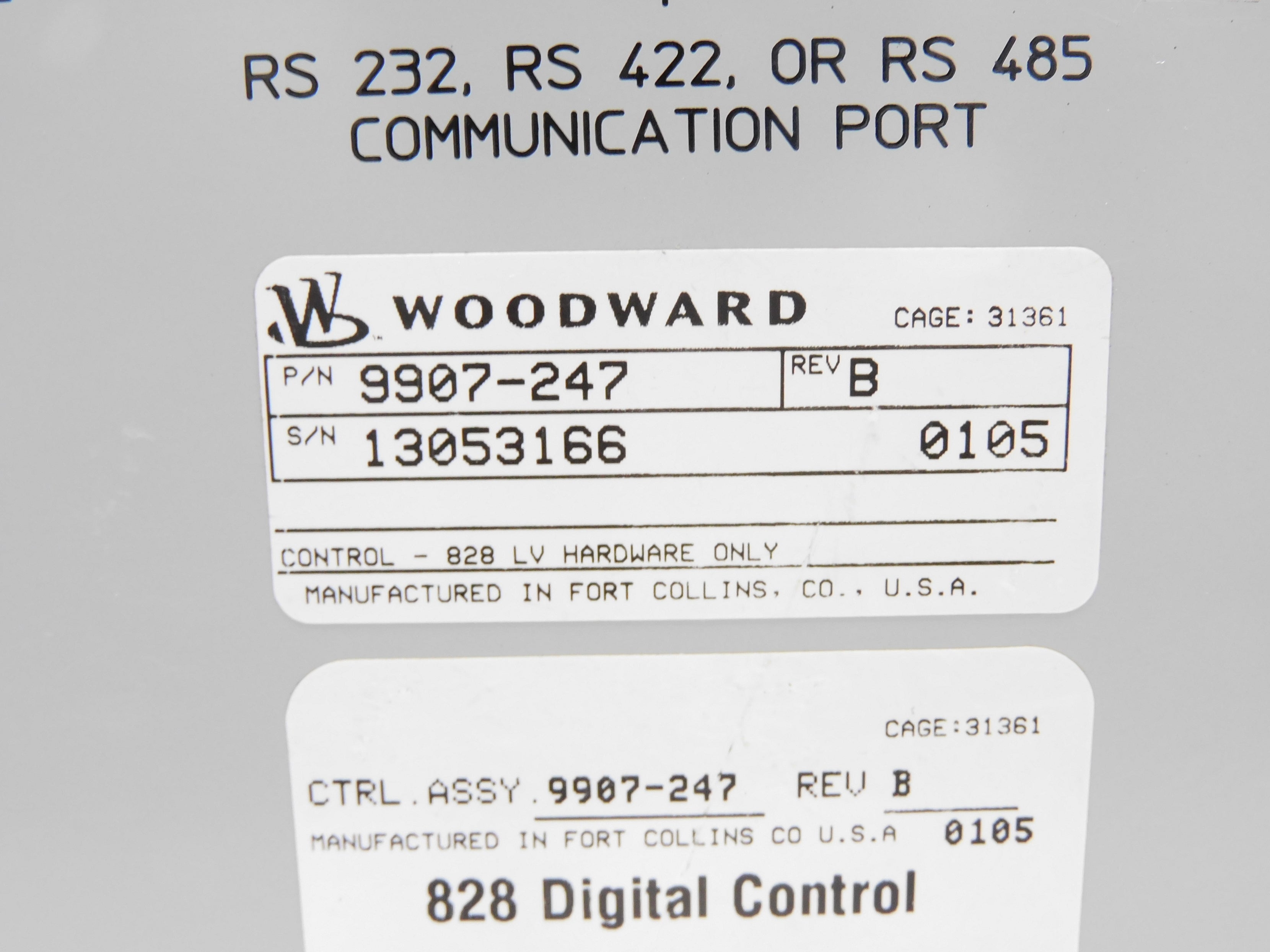 WOODWARD 9907-247 UNMP