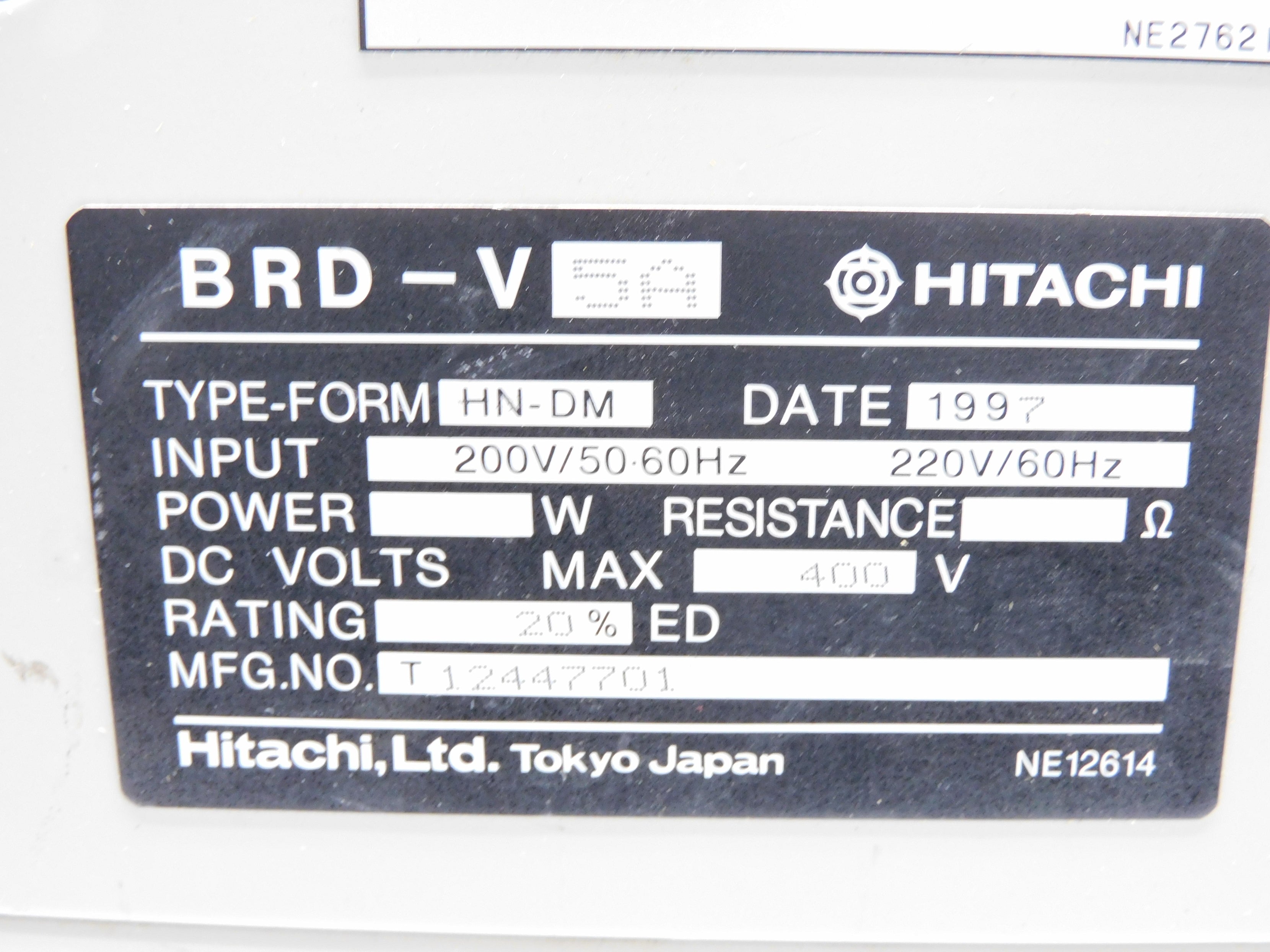 HITACHI BRD-V5A NSNP