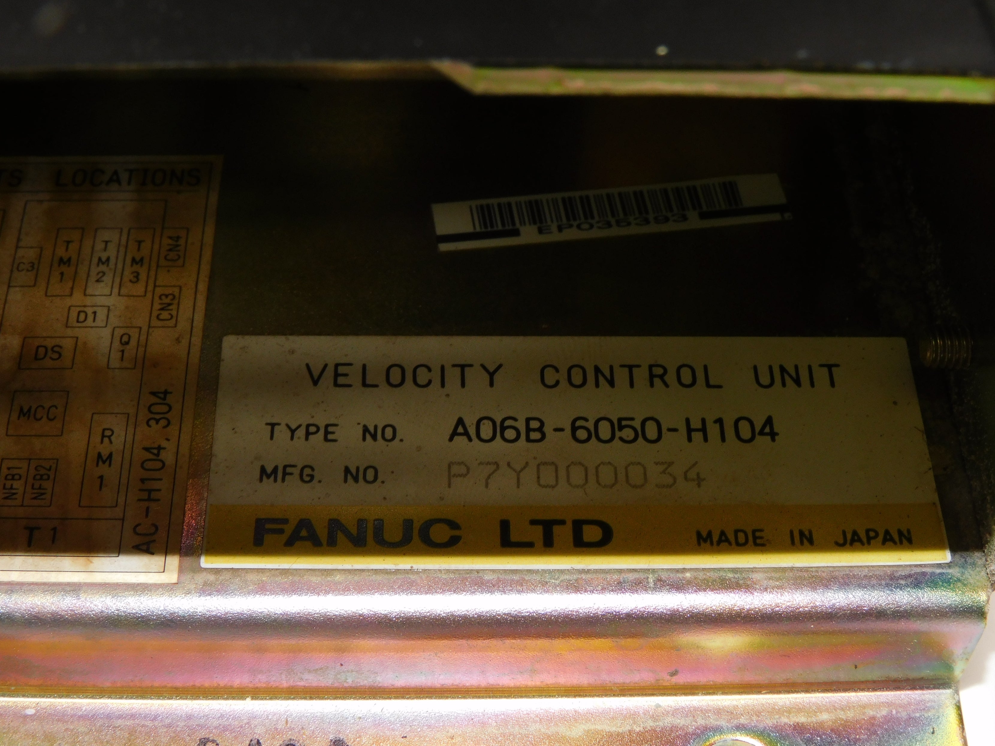 FANUC A06B-6050-H104 UNMP
