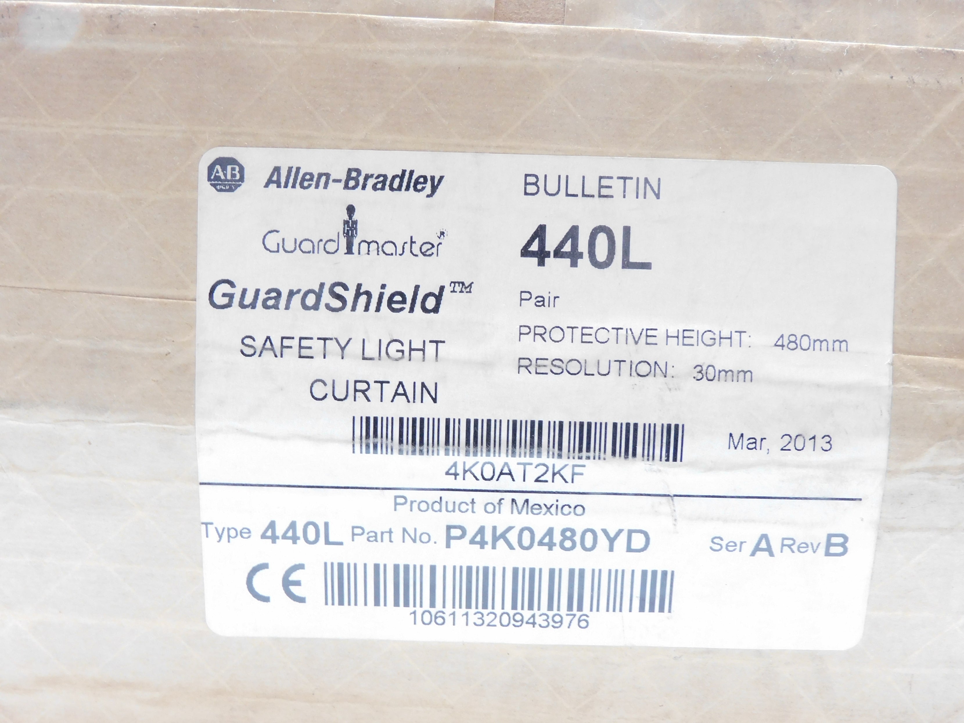 ALLEN BRADLEY 440L-P4K048YD SER. A DATE: 2013 NSFS
