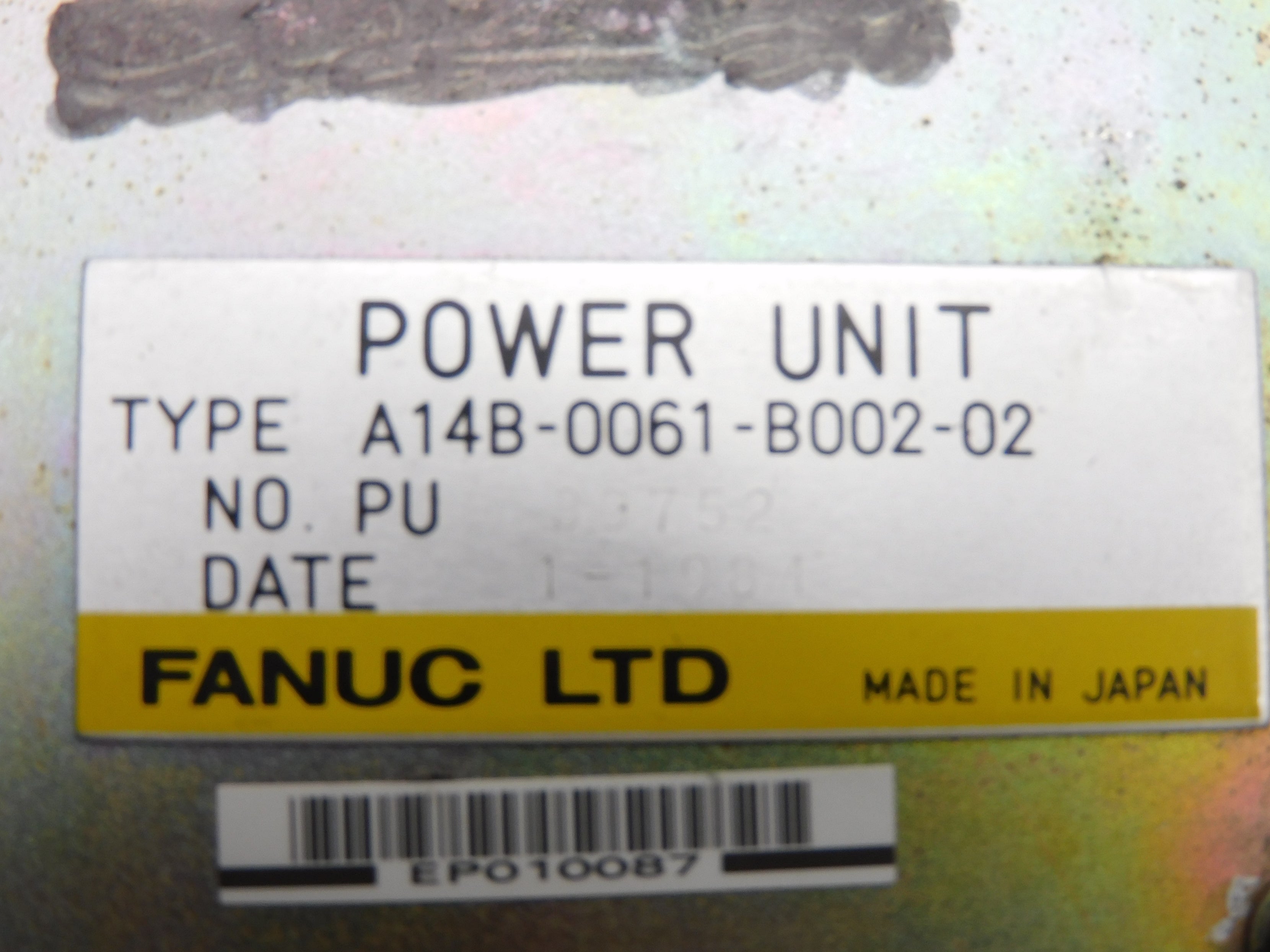 FANUC A14B-0061-B002-02 UNMP