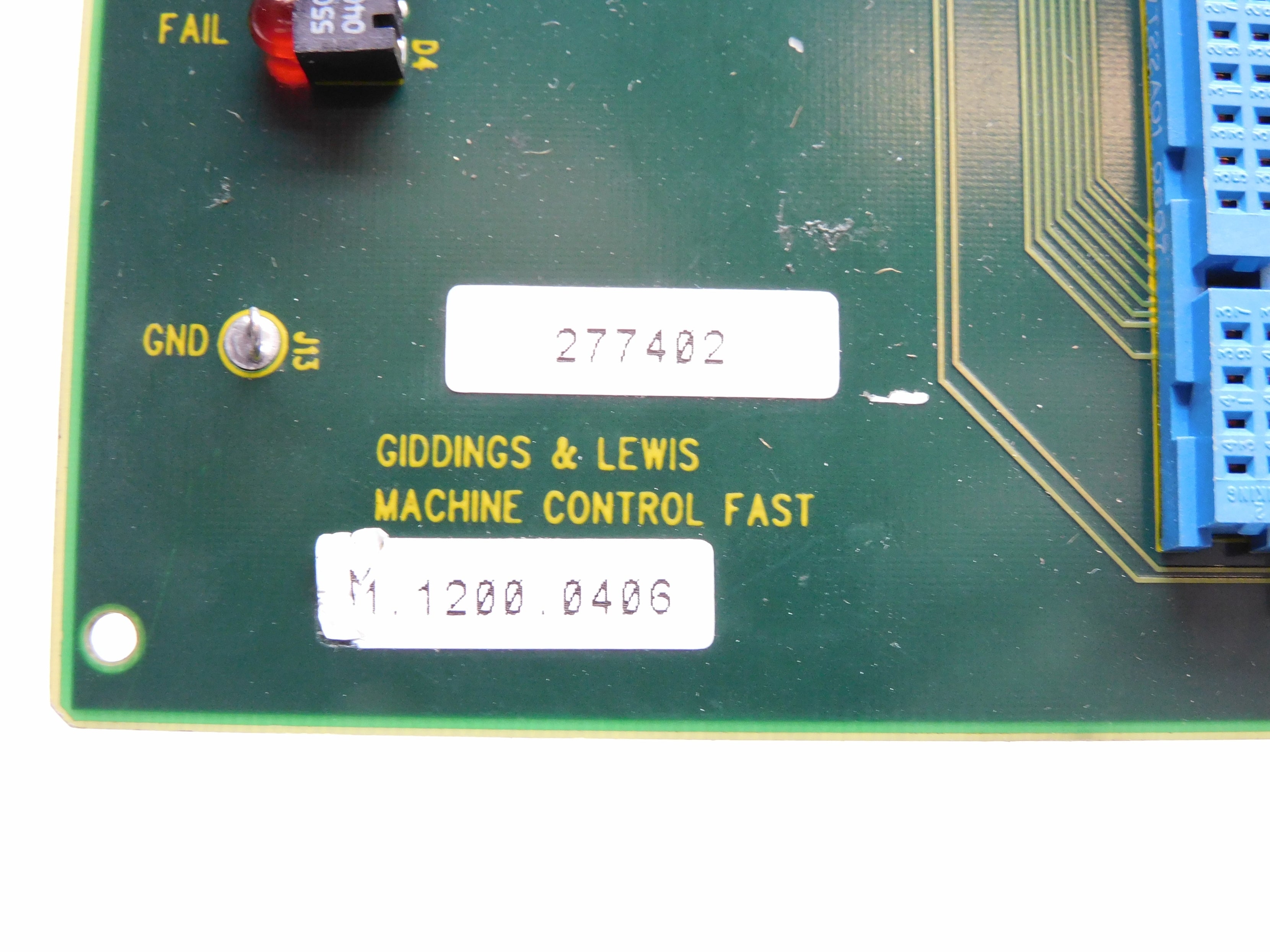 GIDDINGS & LEWIS M.1200.0406 UNMP