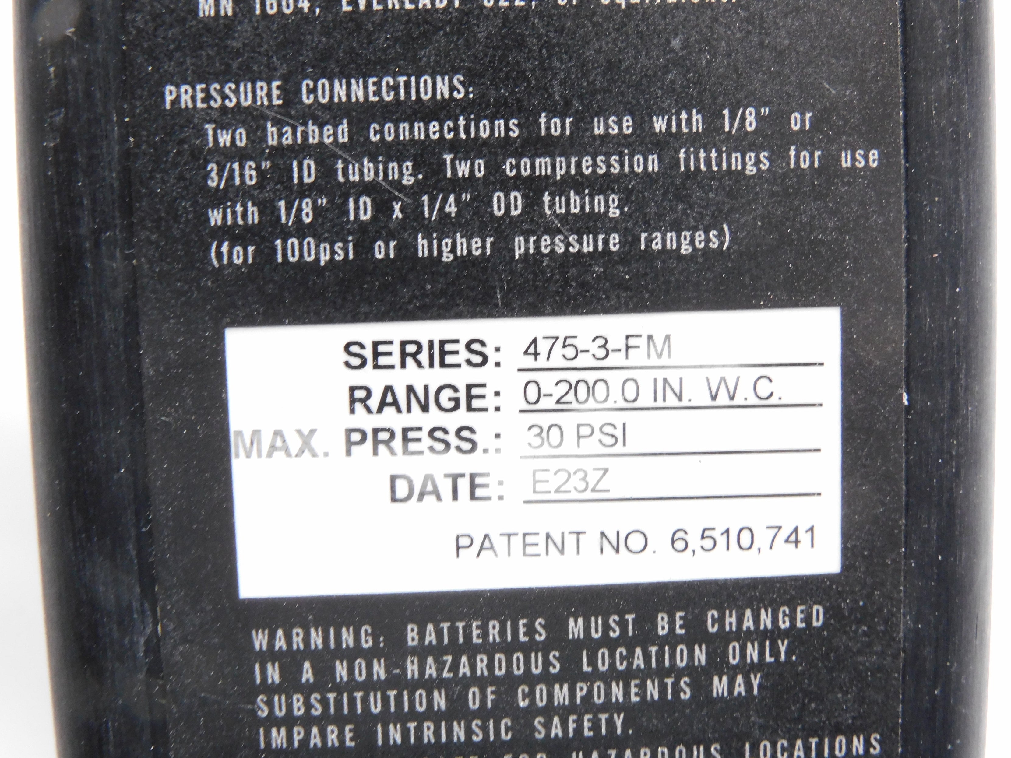 DWYER 475-3-FM UNMP