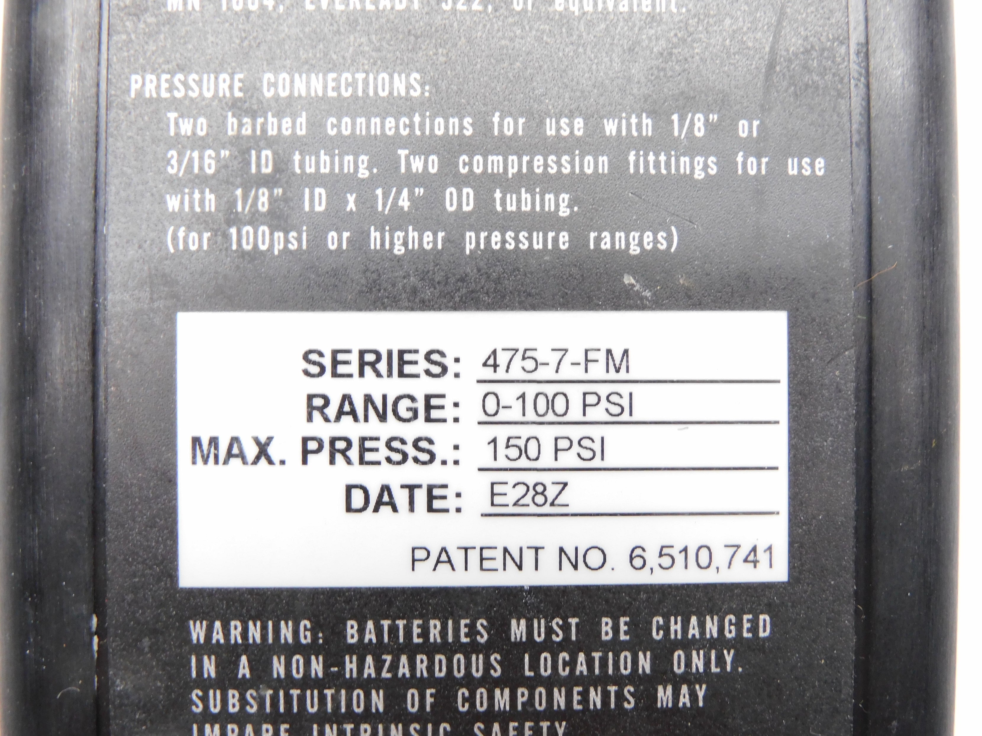 DWYER 475-7-FM UNMP
