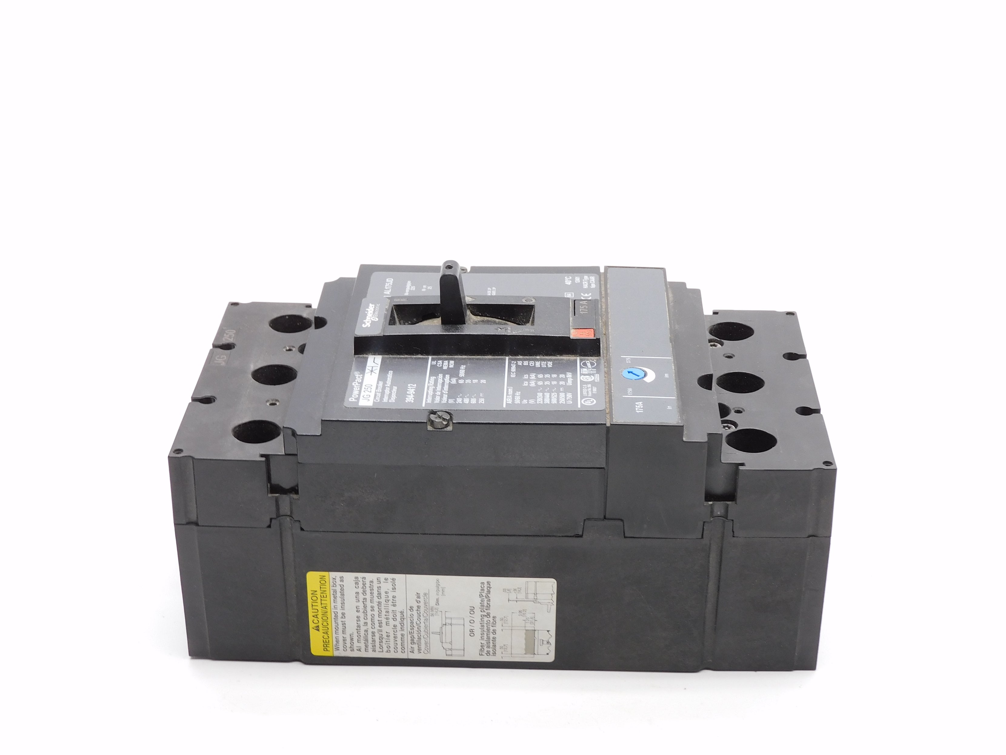 SCHNEIDER 394-9412 JG250 175A 600V (AS PICTURED) UNMP