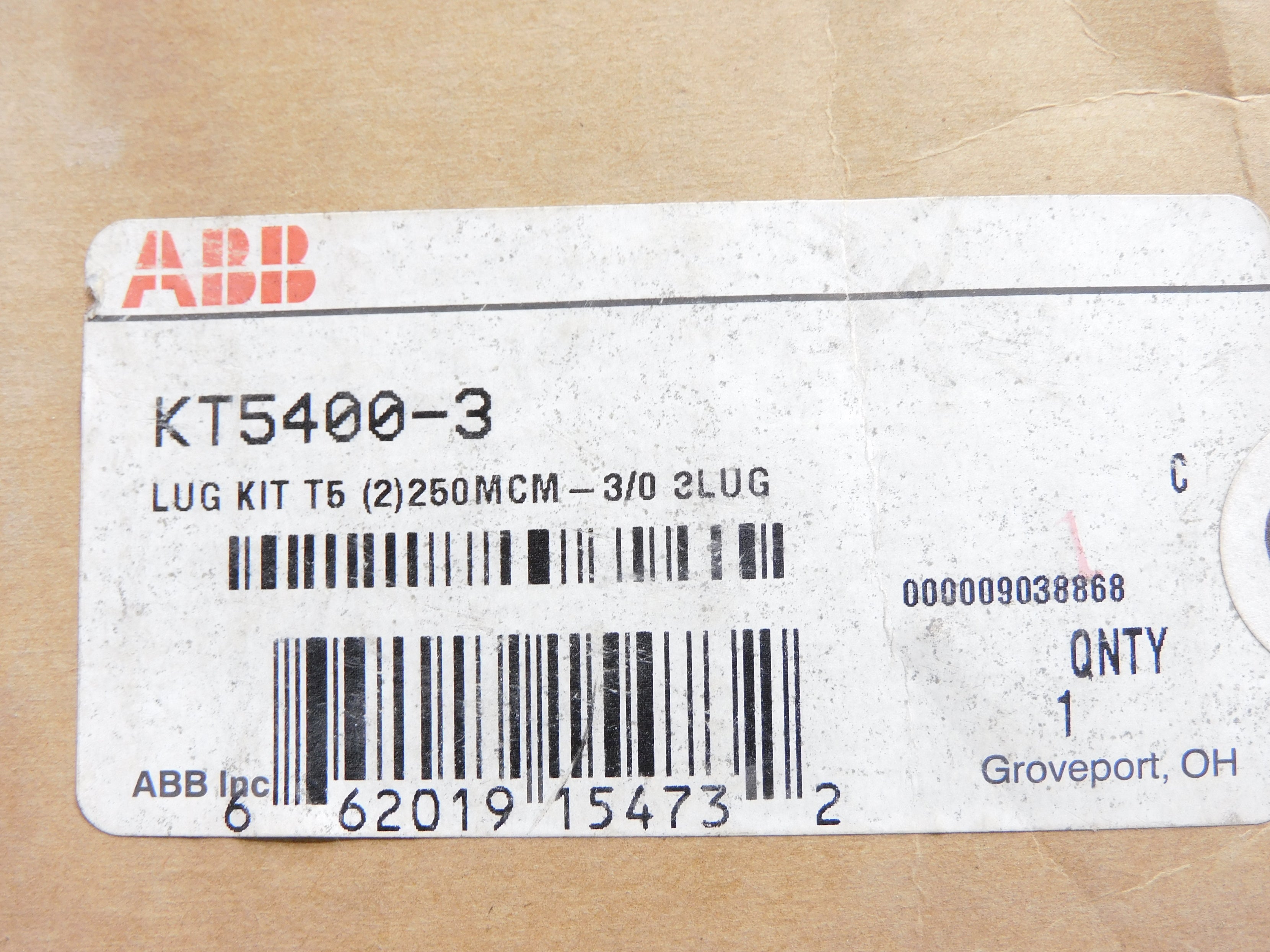 ABB KT5400-3 (AS PICTURED) NSMP