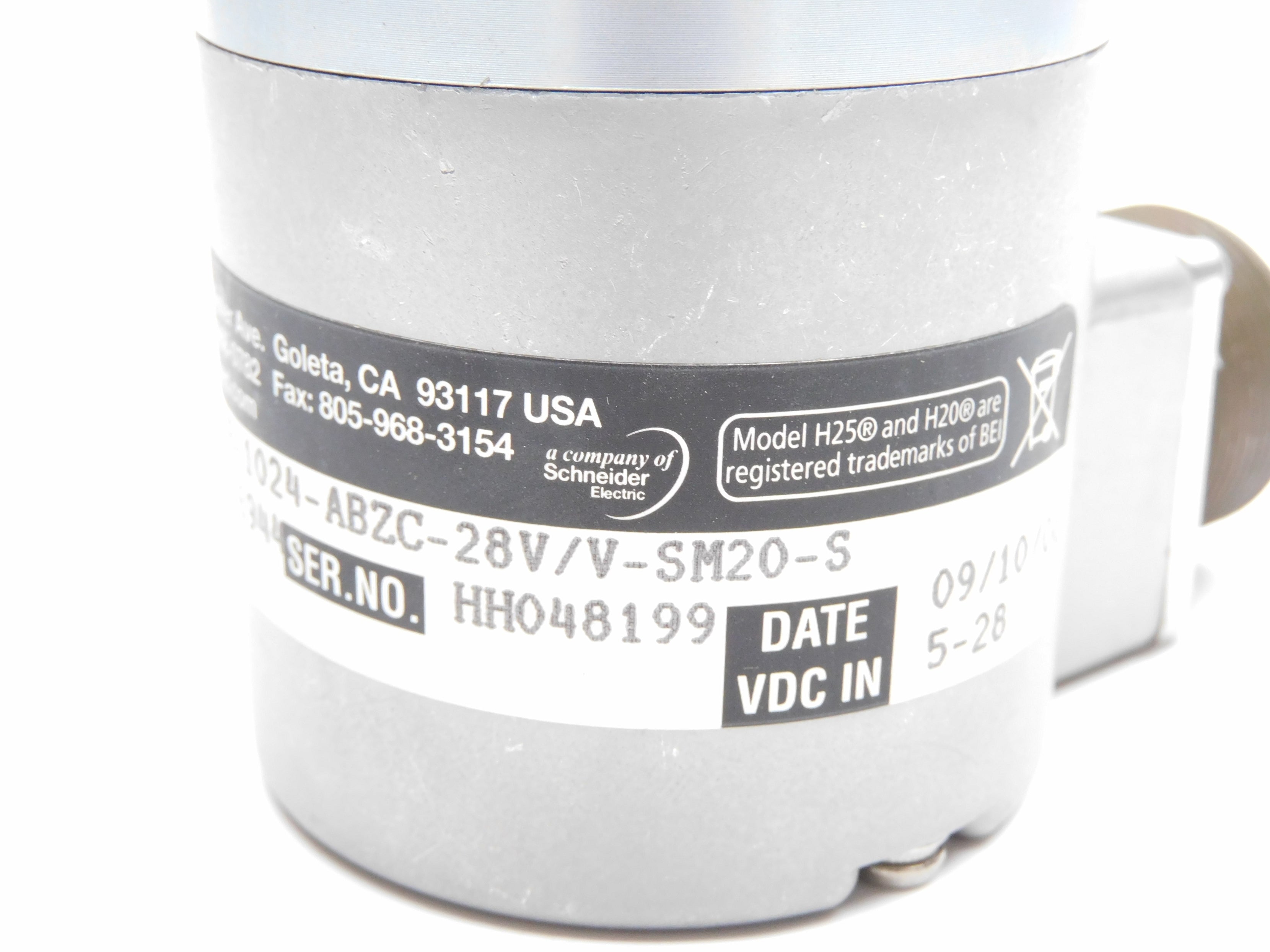 BEI H25F-SS-SB-1024-ABZC-28V/V-SM20-S UNMP