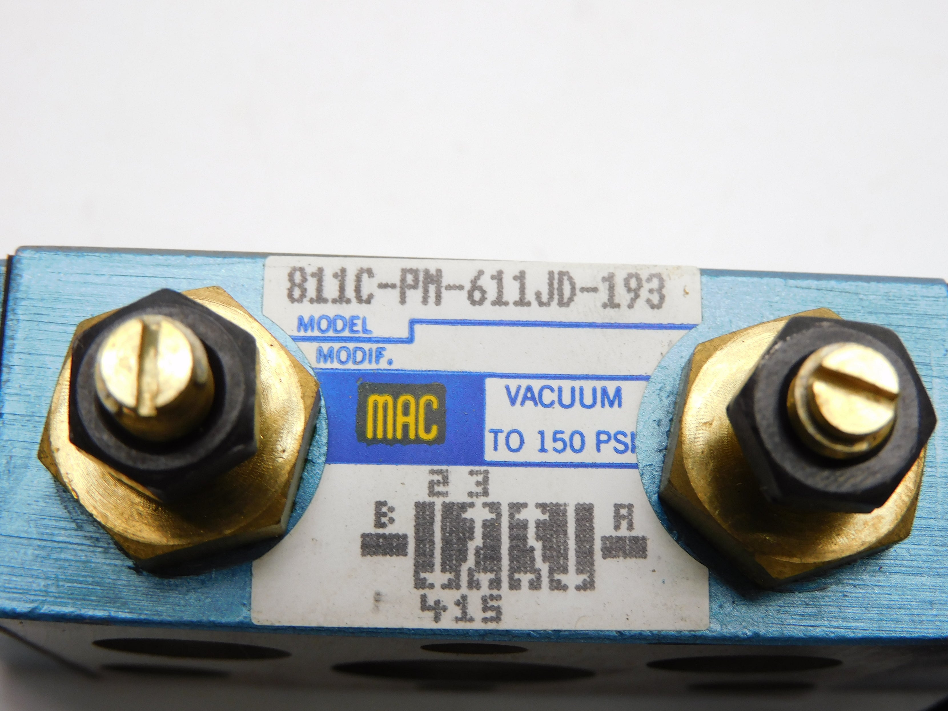 MAC 811C-PM-611JD-193 24VDC 150PSI NSMP