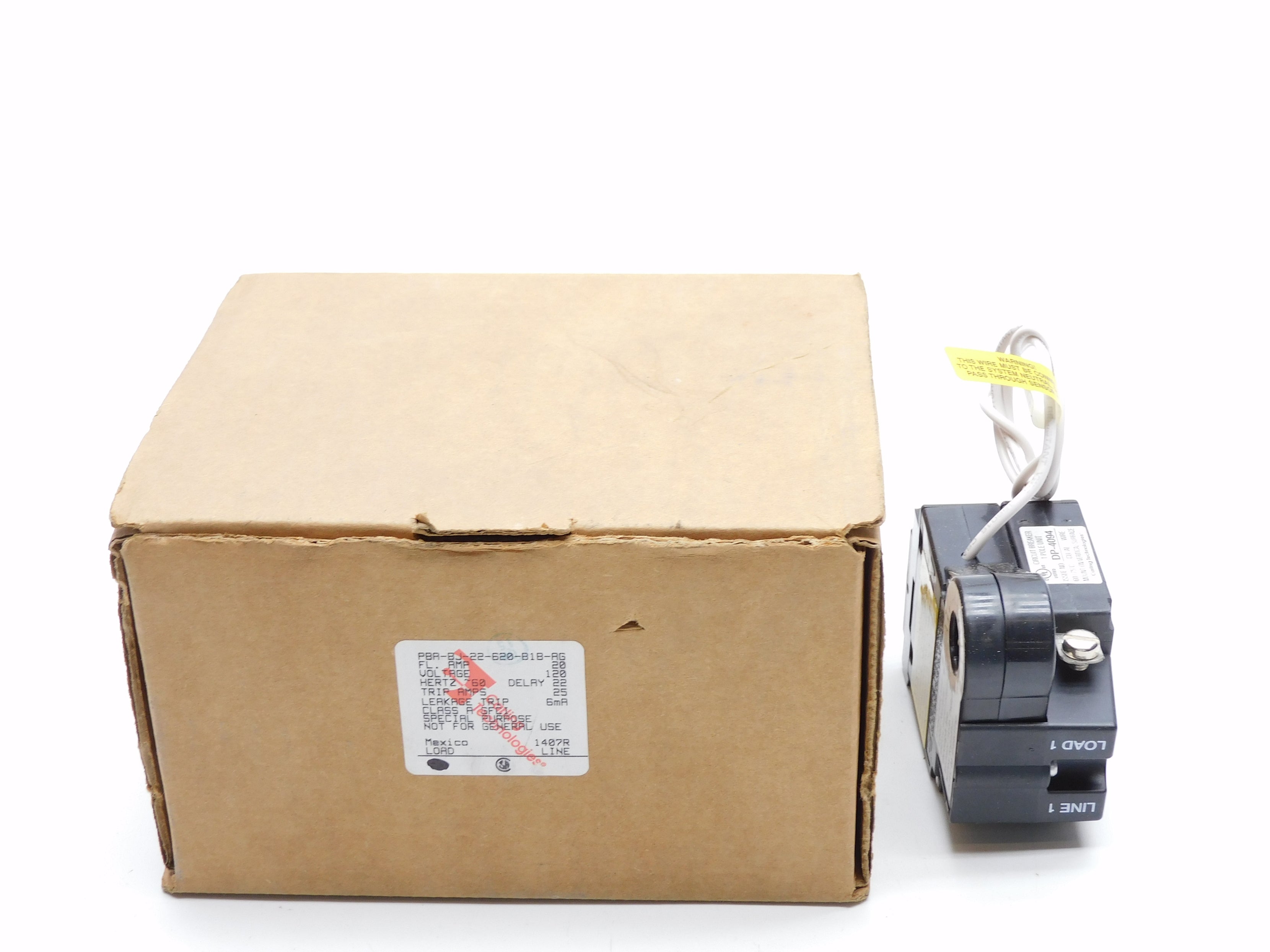 CARLING TECHNOLOGIES PBA-BJ-22-620-B1B-AG 20A 120V NSMP