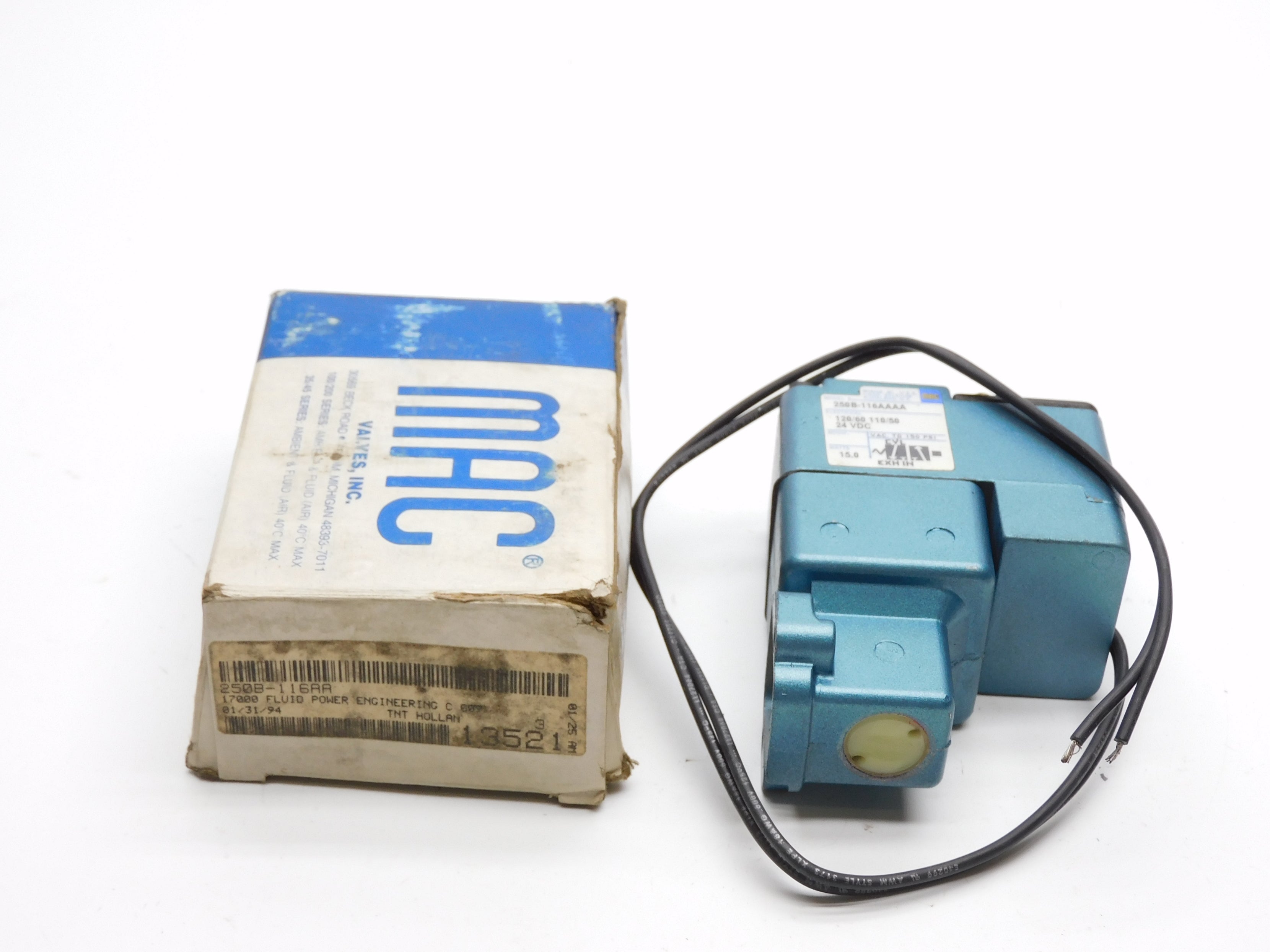 MAC 250B-116AAAA 120/60 110/50 150PSI NSMP