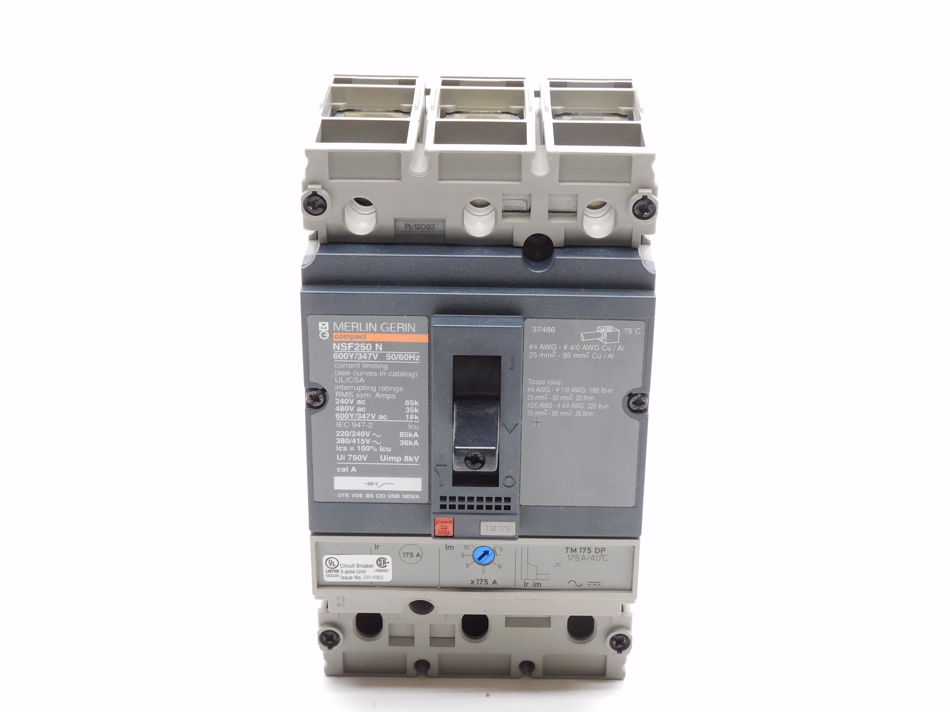 MERLIN GERIN NSF250N 175A 600/347V NSNP