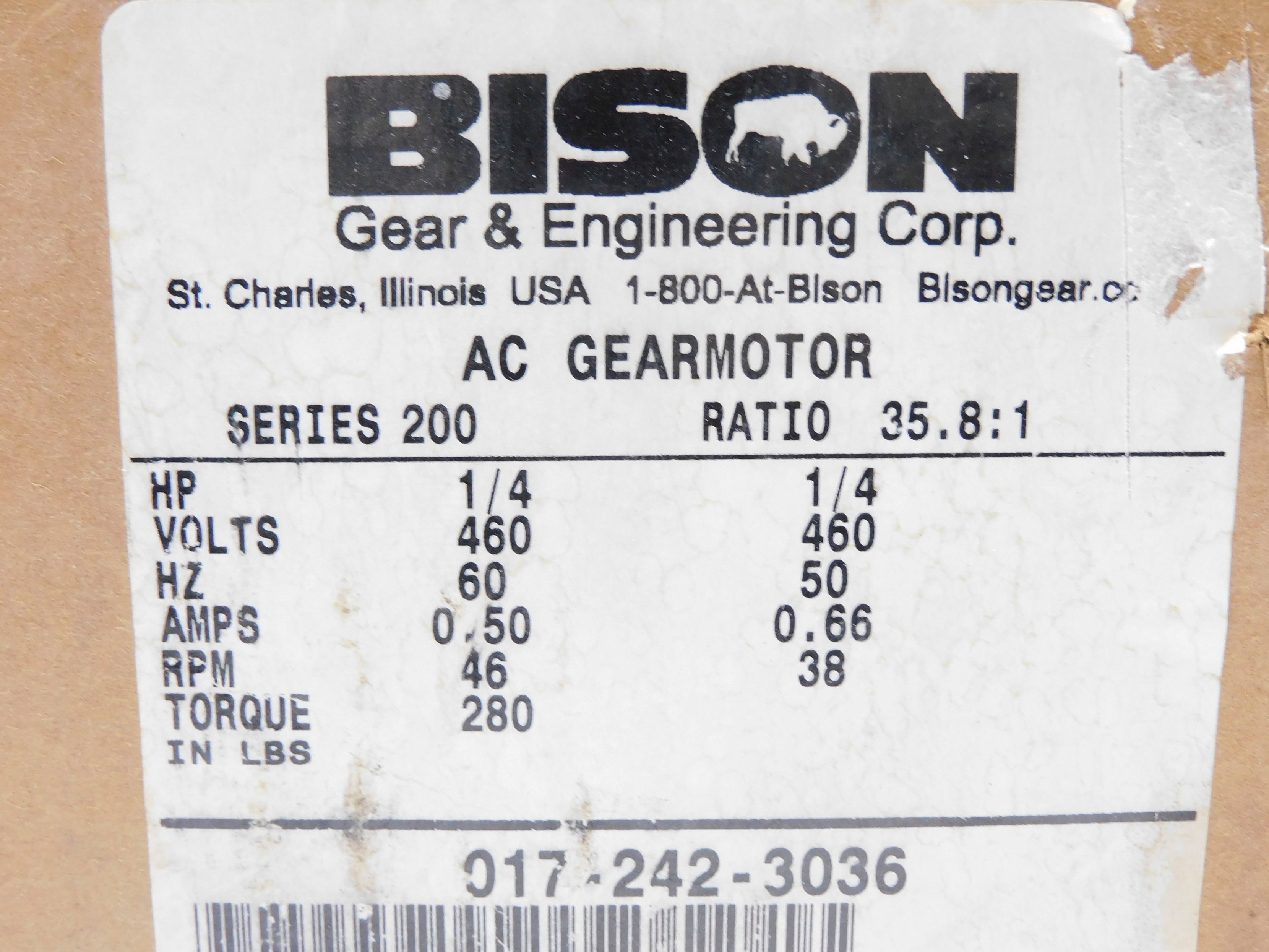BISON 017-242-3036 NSMP