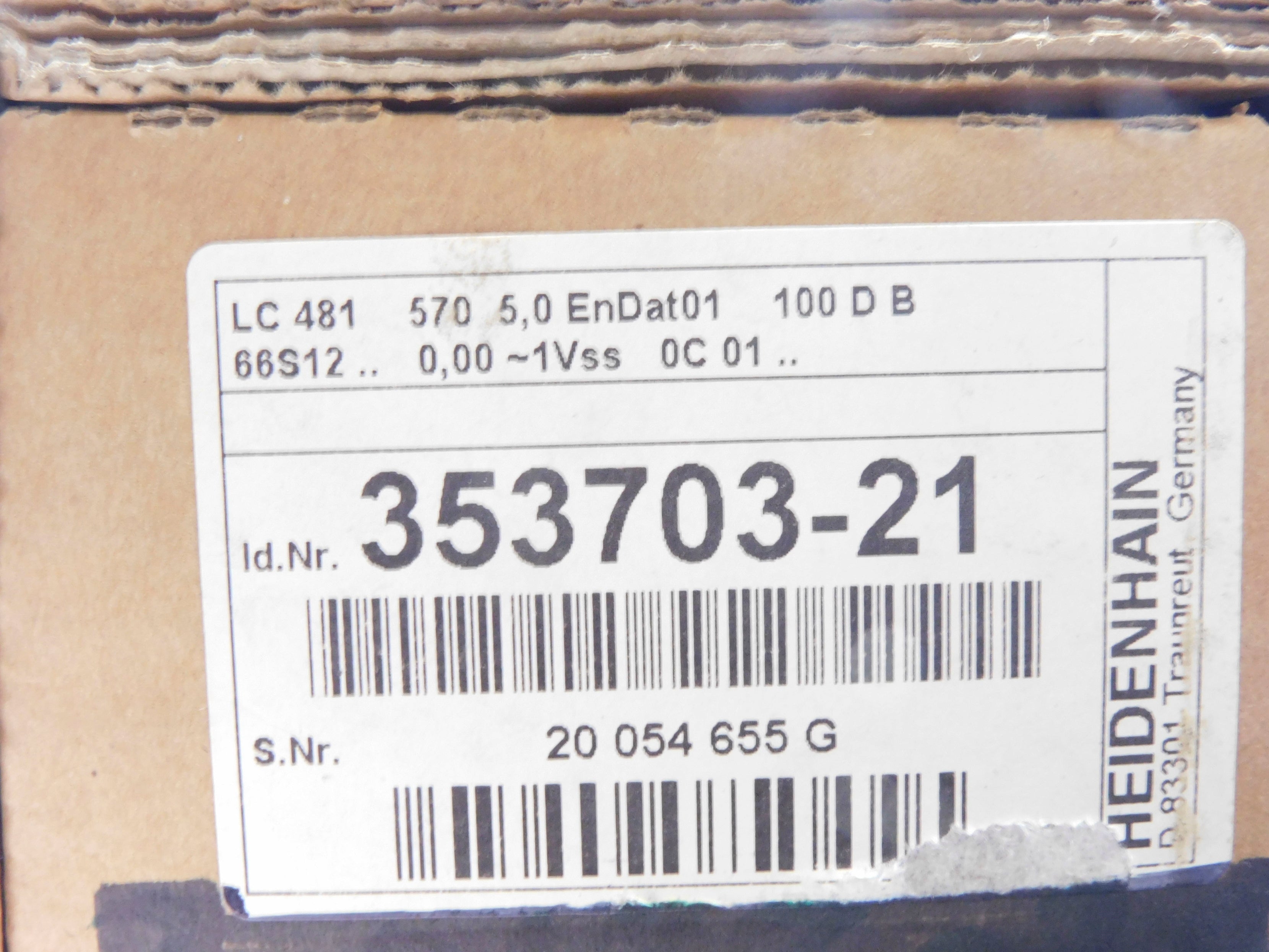 HEIDENHAIN LC482 353703-21 NSFS
