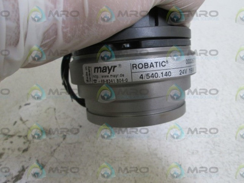 MAYR ROBATIC 00326750101 COUPLING 4/540.140 24V 19W *NEW NO BOX*