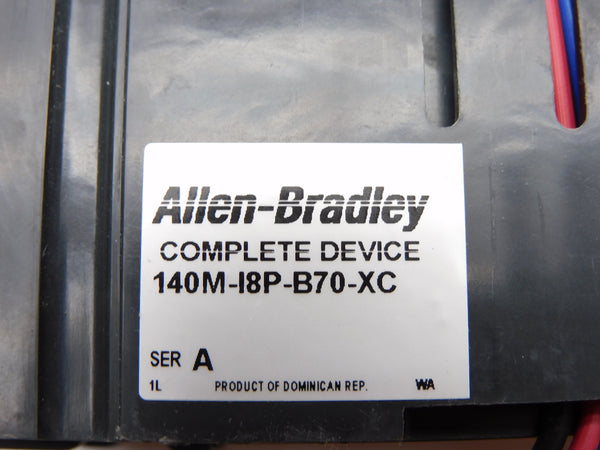 ALLEN BRADLEY 140M-I8P-B70-XC SER. A 7A 600VAC UNMP