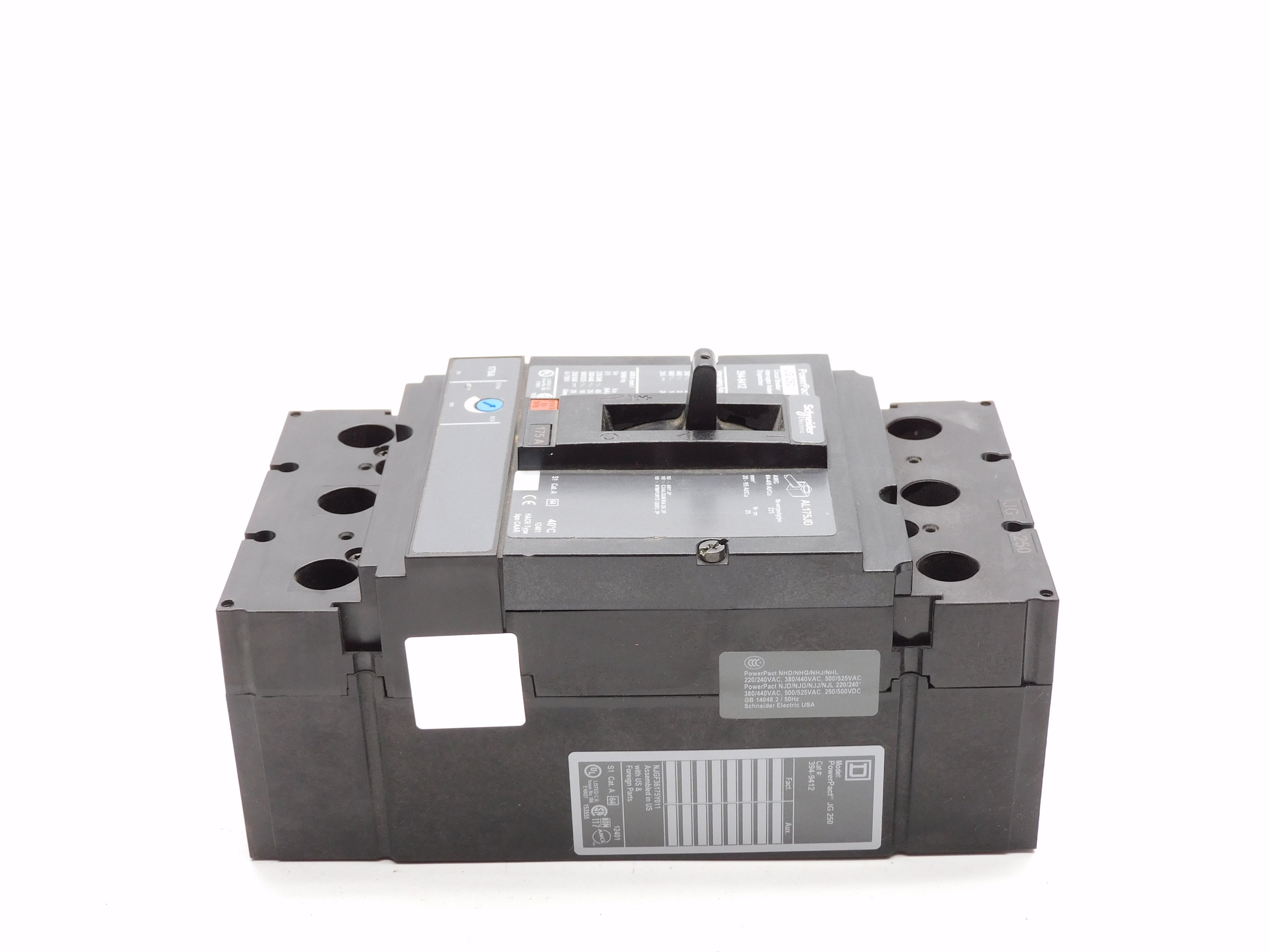 SCHNEIDER 394-9412 NJGF36175Y011 175A 600V NSNP