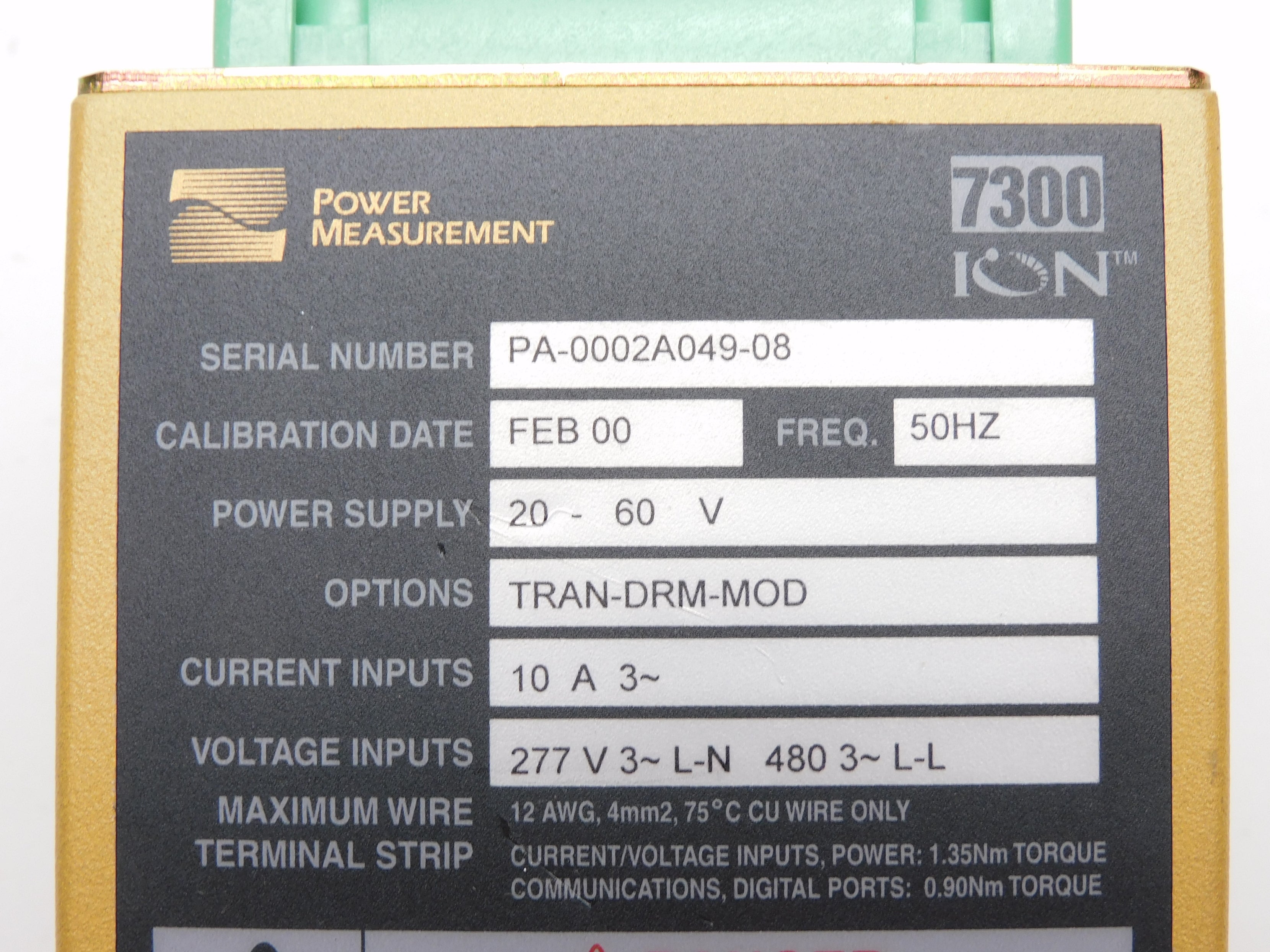 POWER MEASUREMENT 7300 NSNP