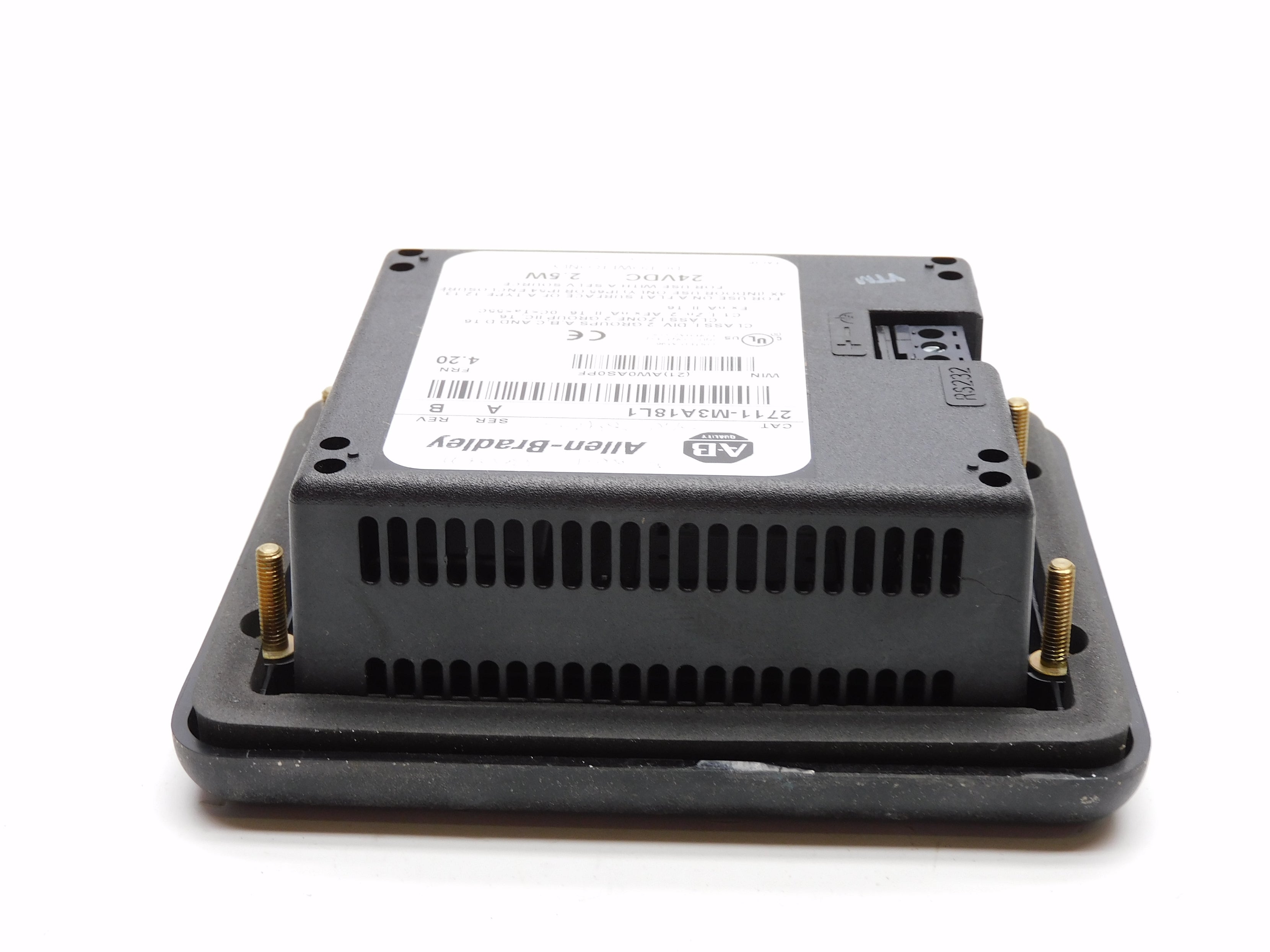ALLEN BRADLEY 2711-M3A18L1 SER. A F/W 4.20 (AS PICTURED) UNMP