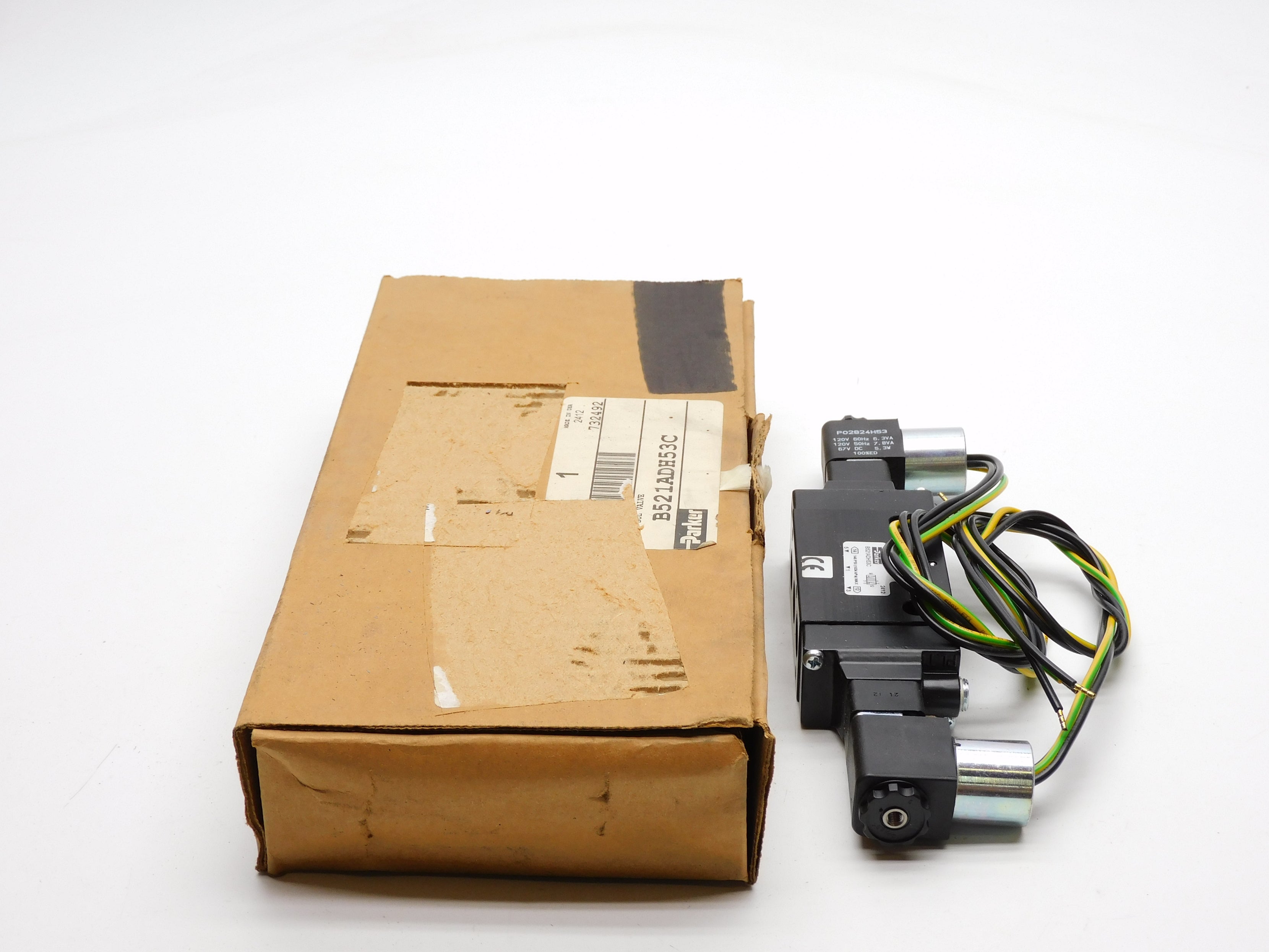 PARKER B521ADH53C 120V 146PSI NSMP