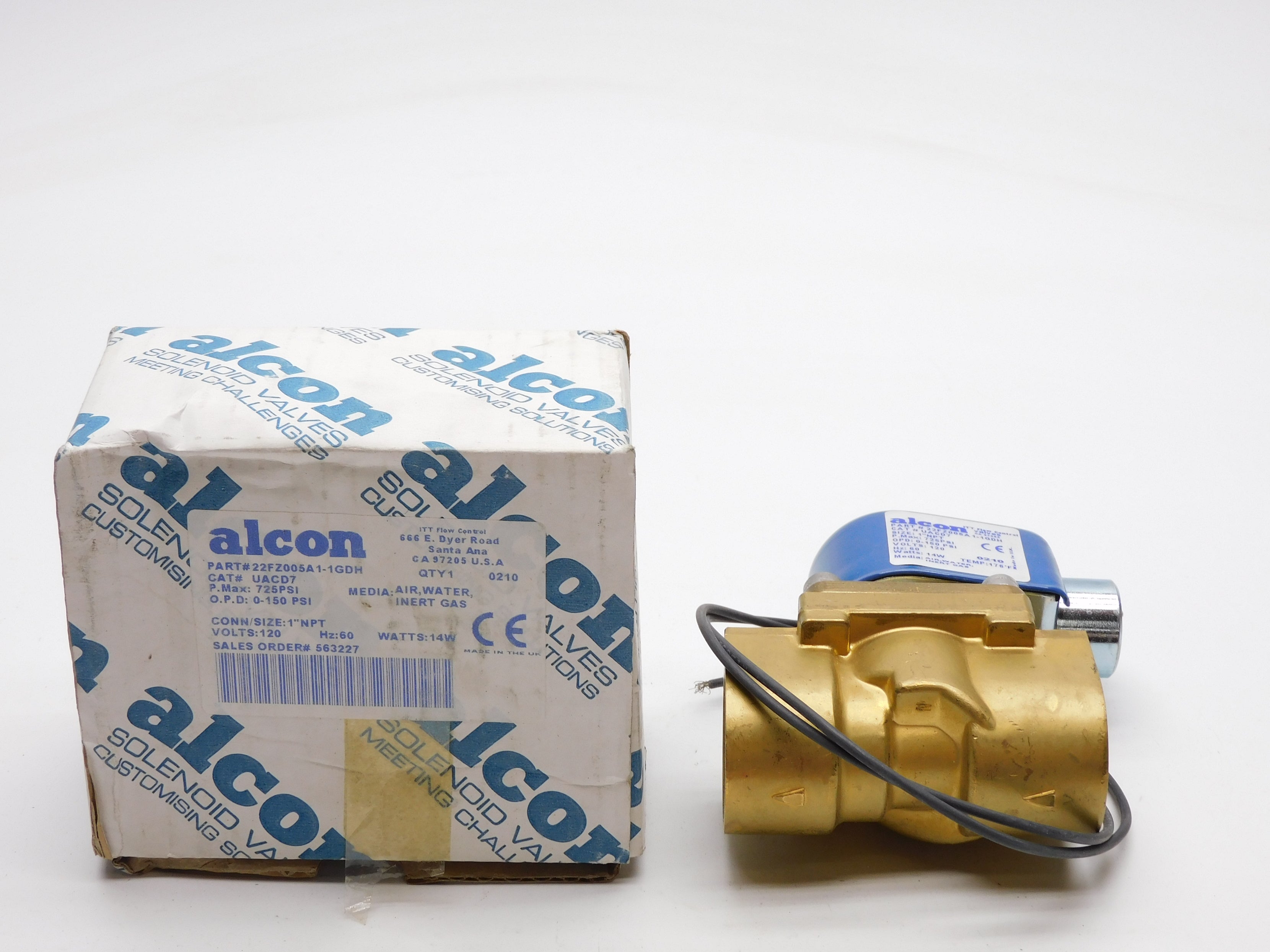 ALCON UACD7 22FZ005A1-1GDH 120V 0-150PSI NSMP