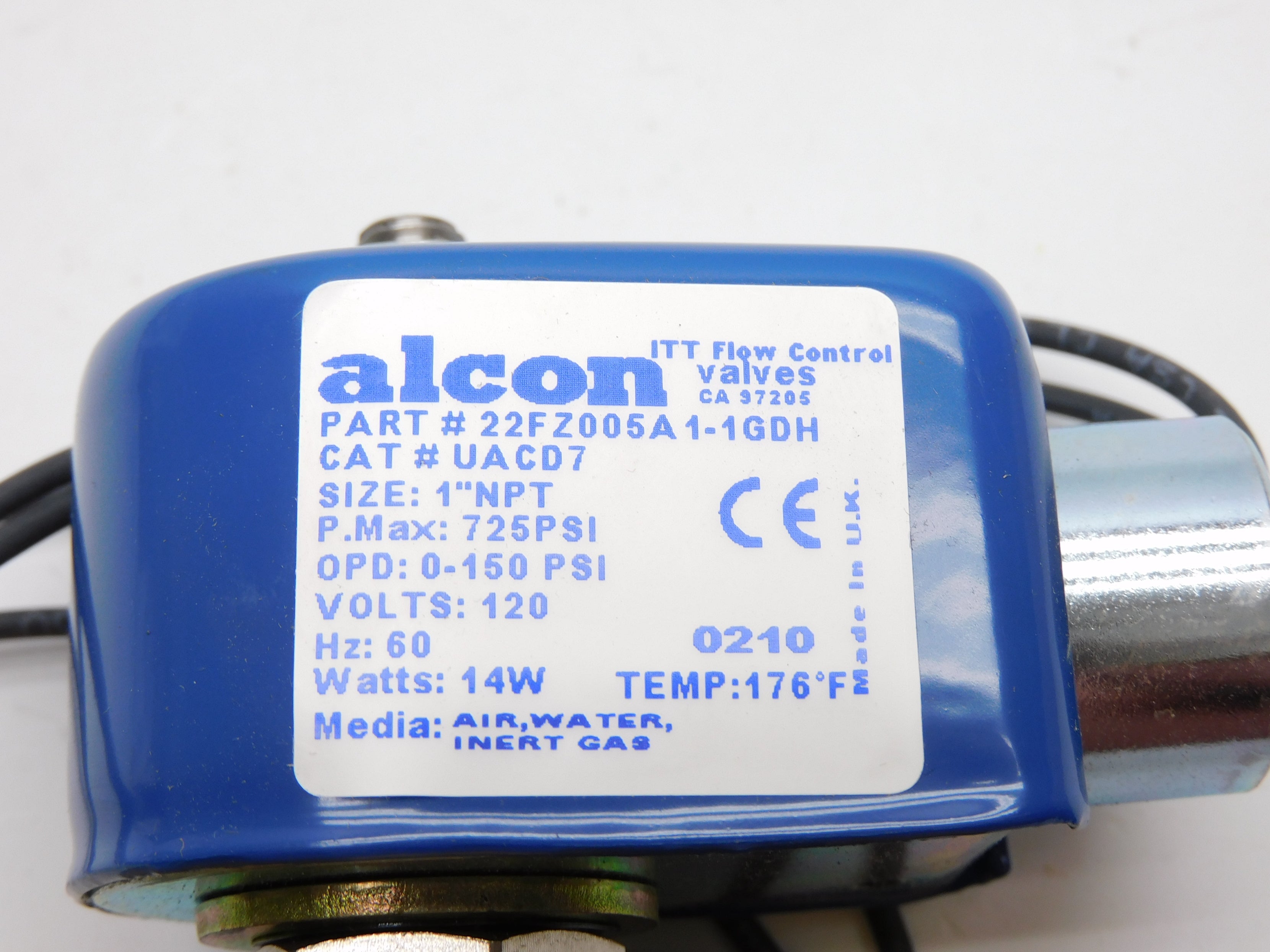 ALCON UACD7 22FZ005A1-1GDH 120V 0-150PSI NSMP