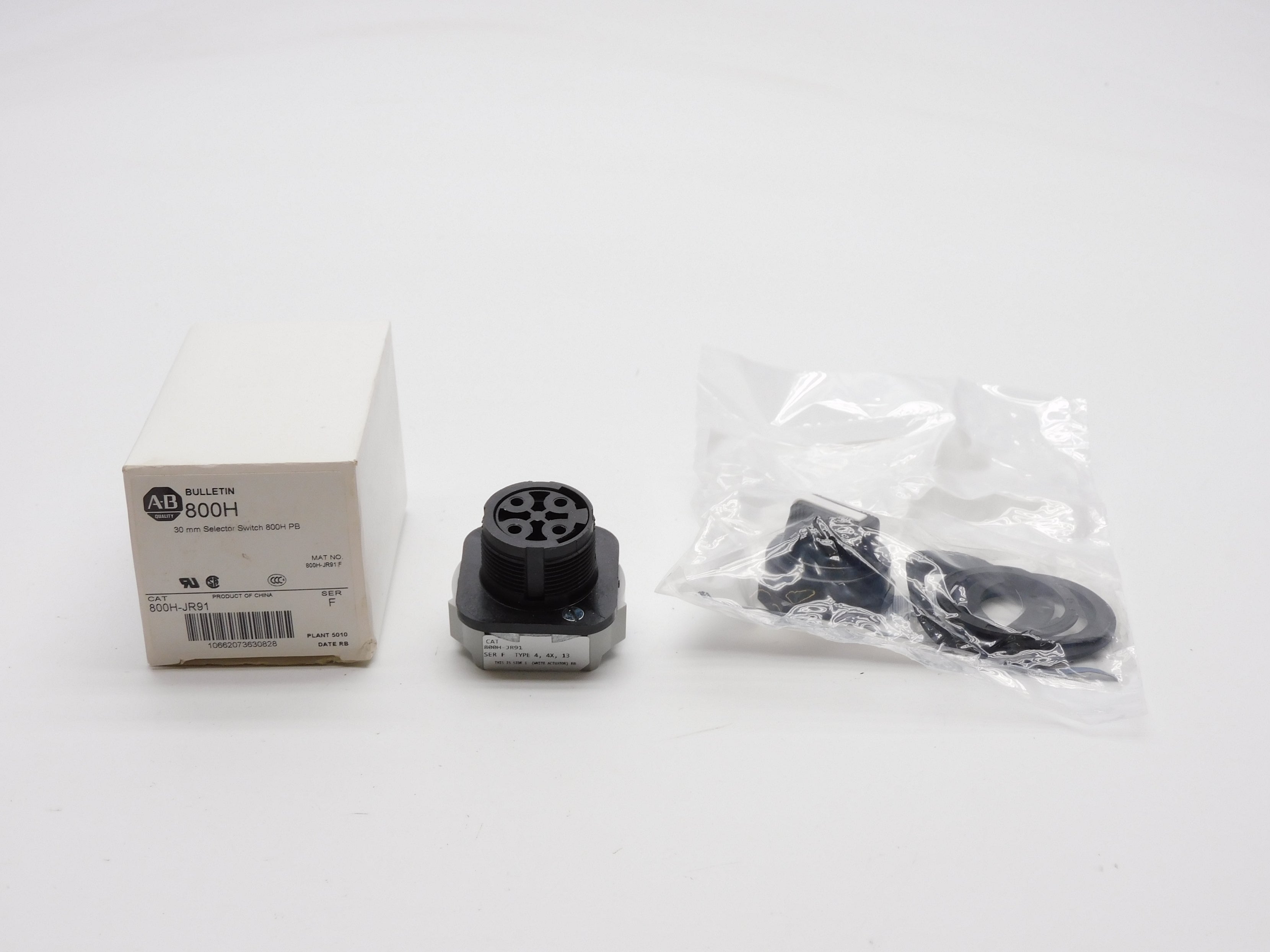 ALLEN BRADLEY 800H-JR91 SER. F (AS PICTURED)  (WH) NSMP