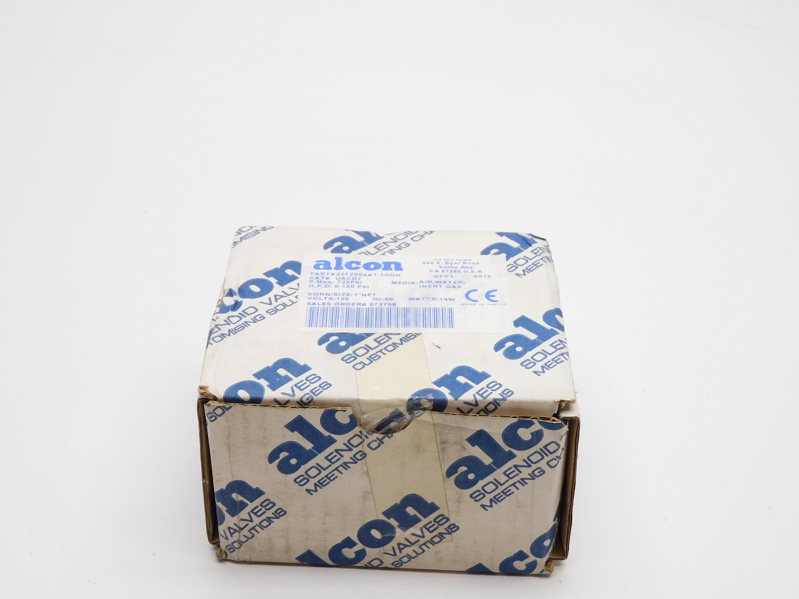 ALCON UACD7 22FZ005A1-1GDH 120V 0-150PSI NSFS
