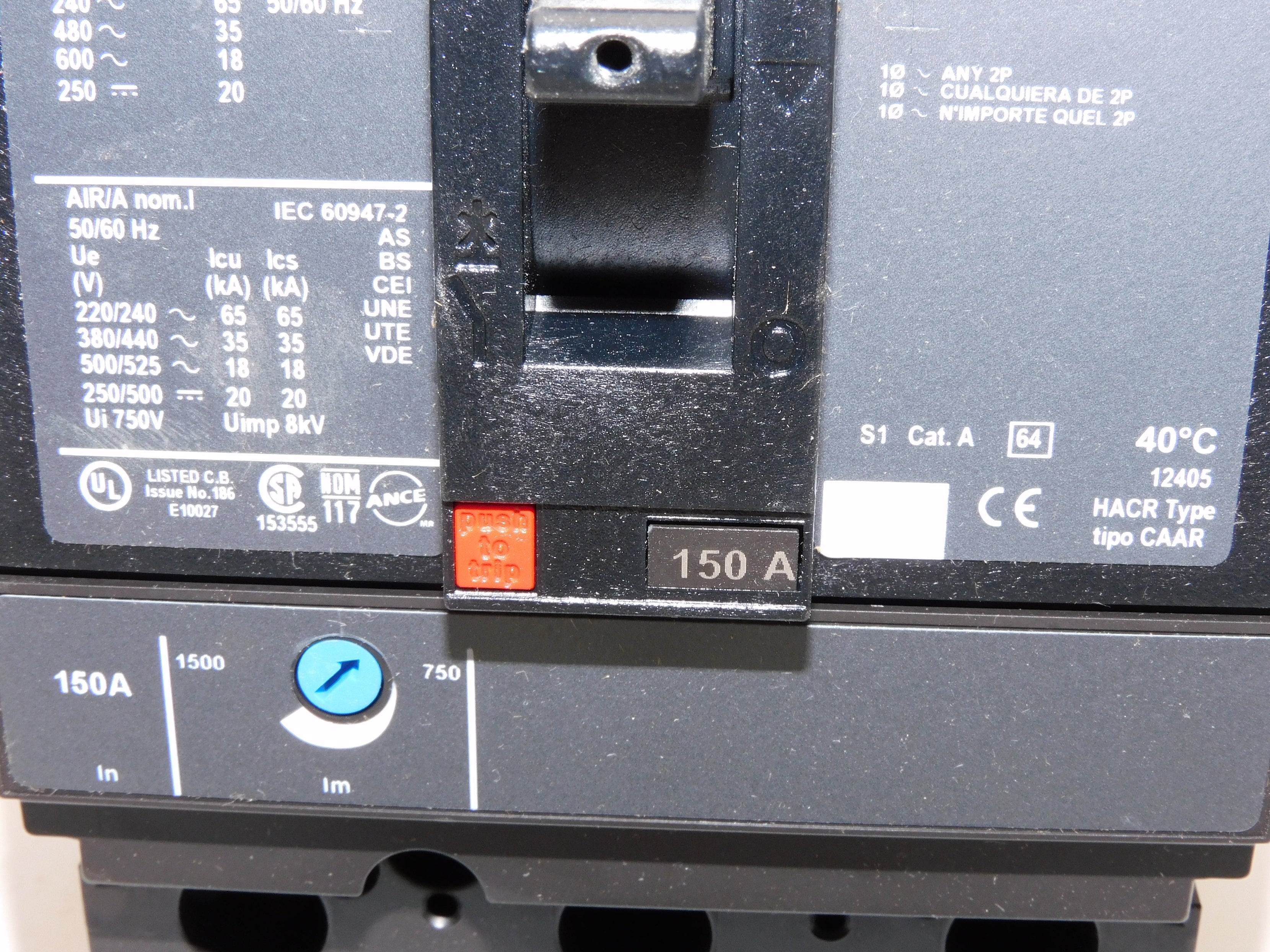 SCHNEIDER 394-9411 NJGF36150Y011 150A 600V (AS PICTURED) NSNP