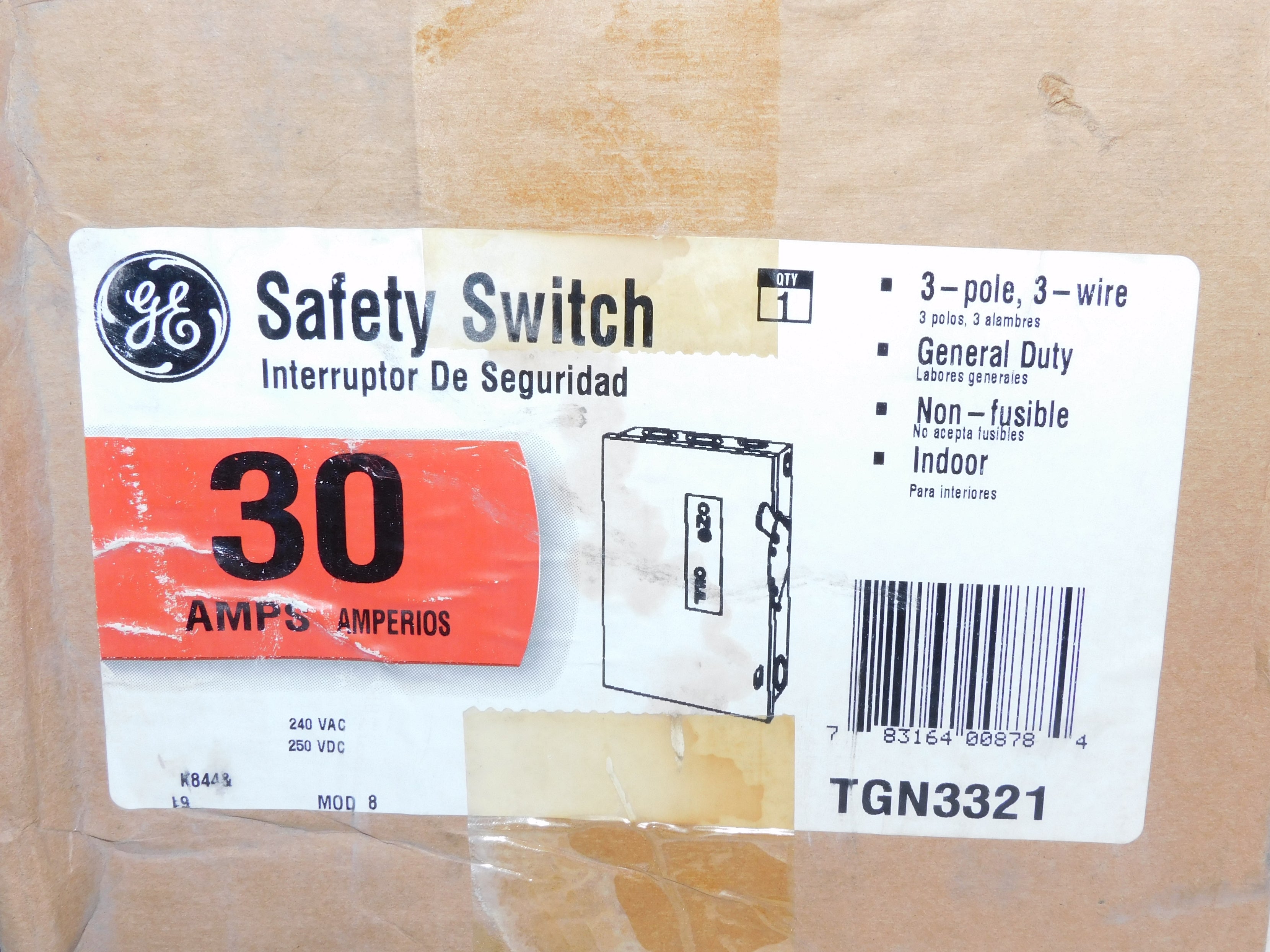 GENERAL ELECTRIC TGN3321 NSMP