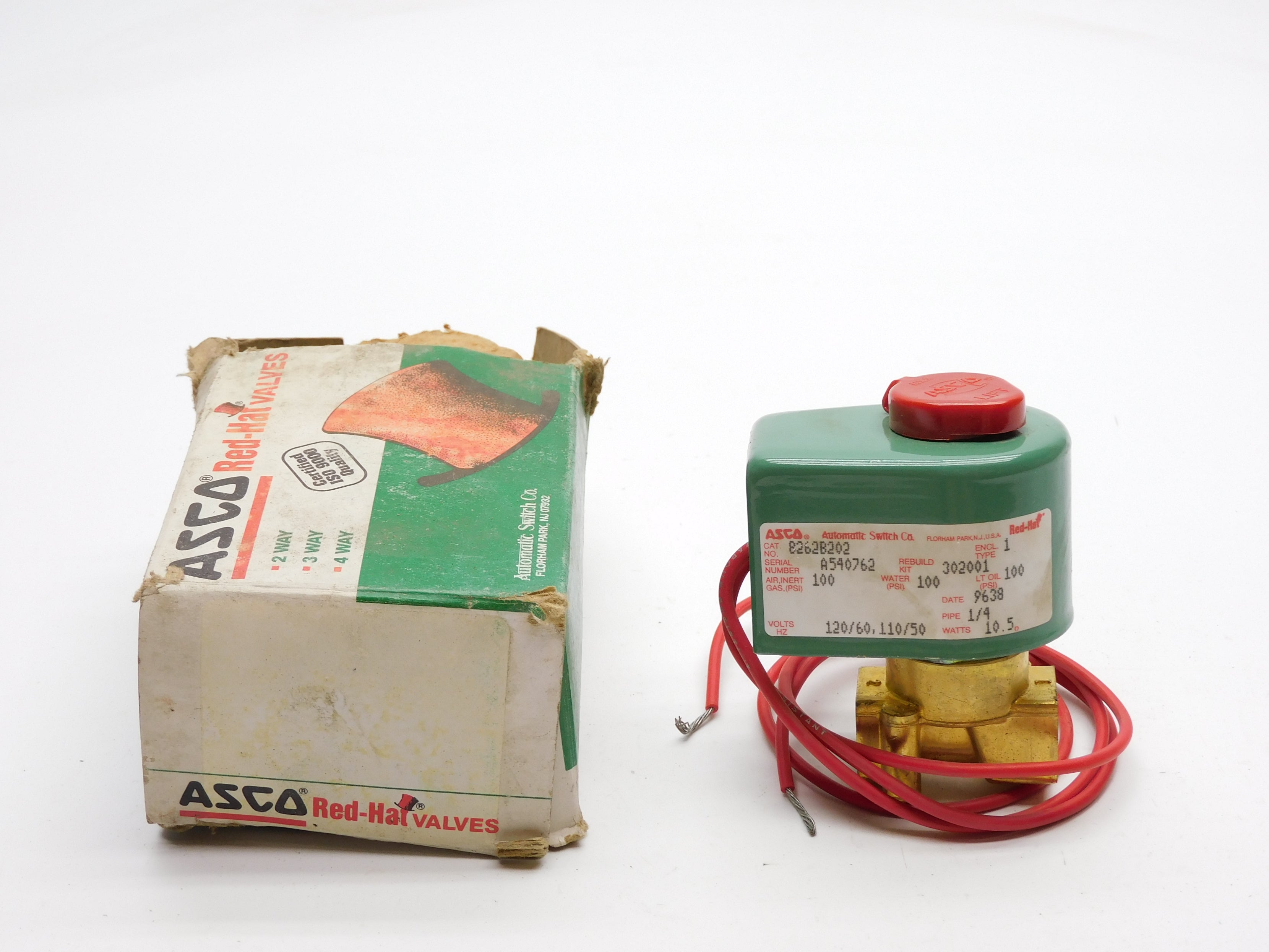 ASCO 8262B202 120/60 110/50 100PSI NSMP