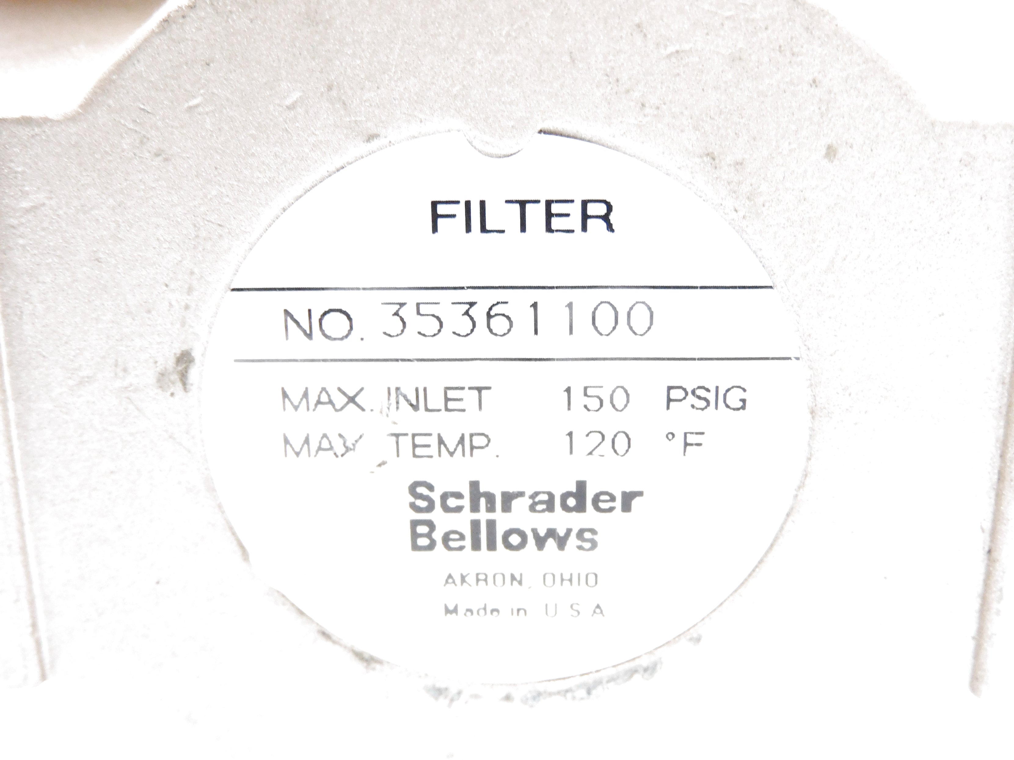 SCHRADER BELLOWS 35361100 NSNP