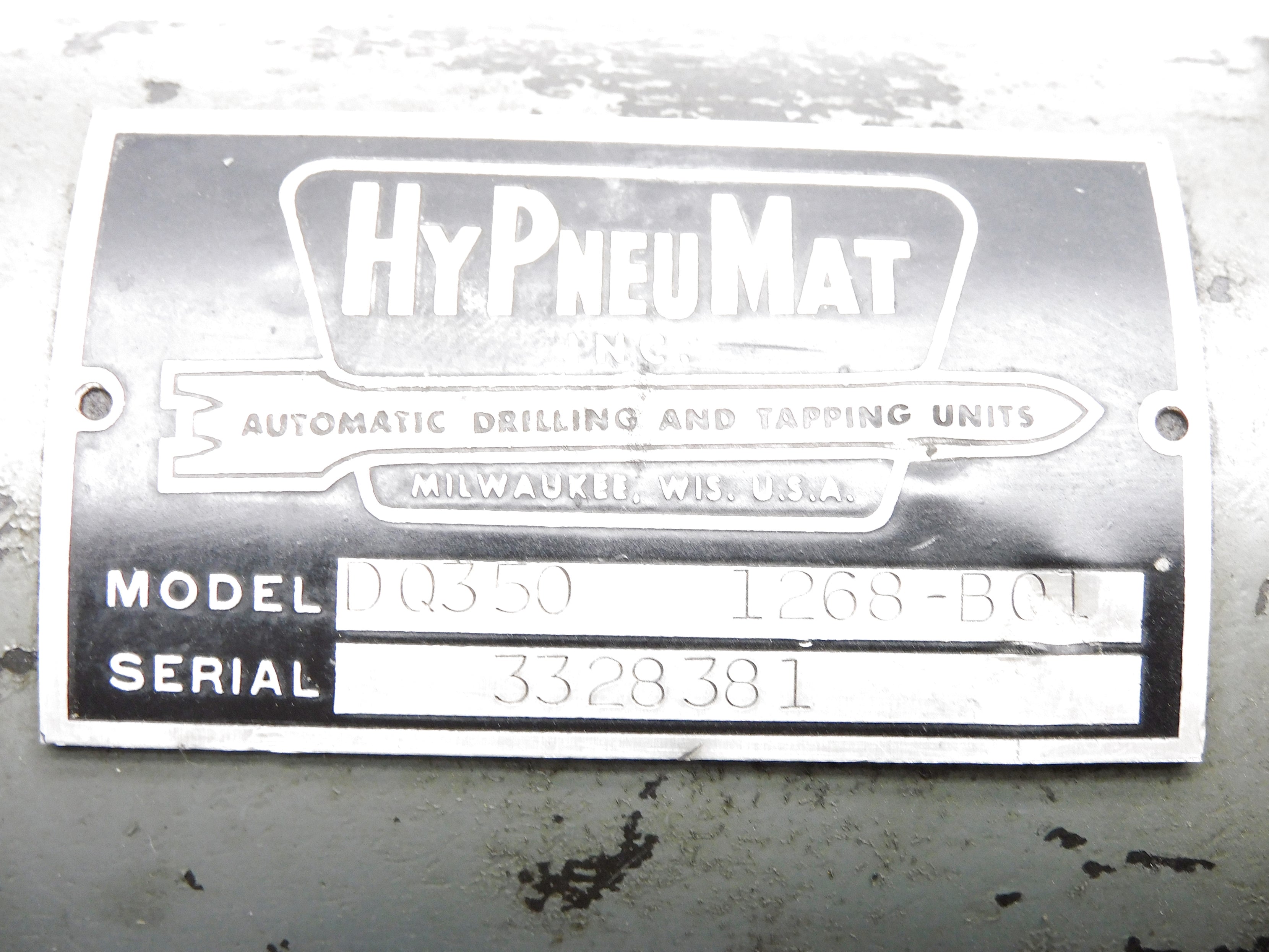 HYPNEUMAT DQ350 1268-B01 REMAN