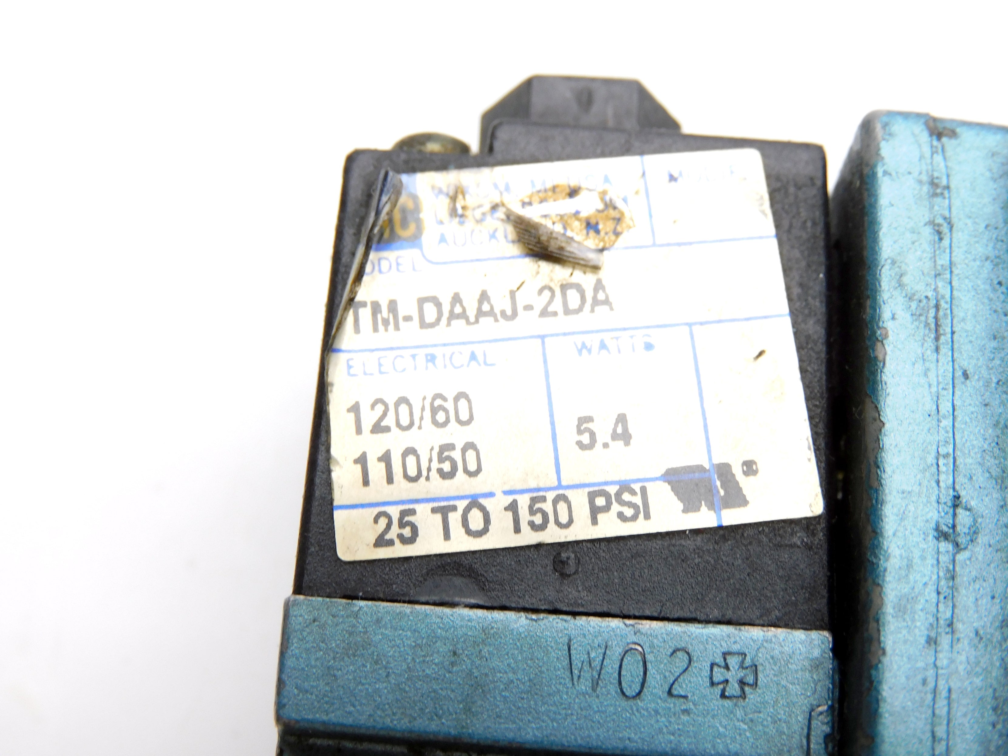 MAC 82A-AC-CKA-TM-DAAP-2DA 120/60 110/50 150PSI UNMP