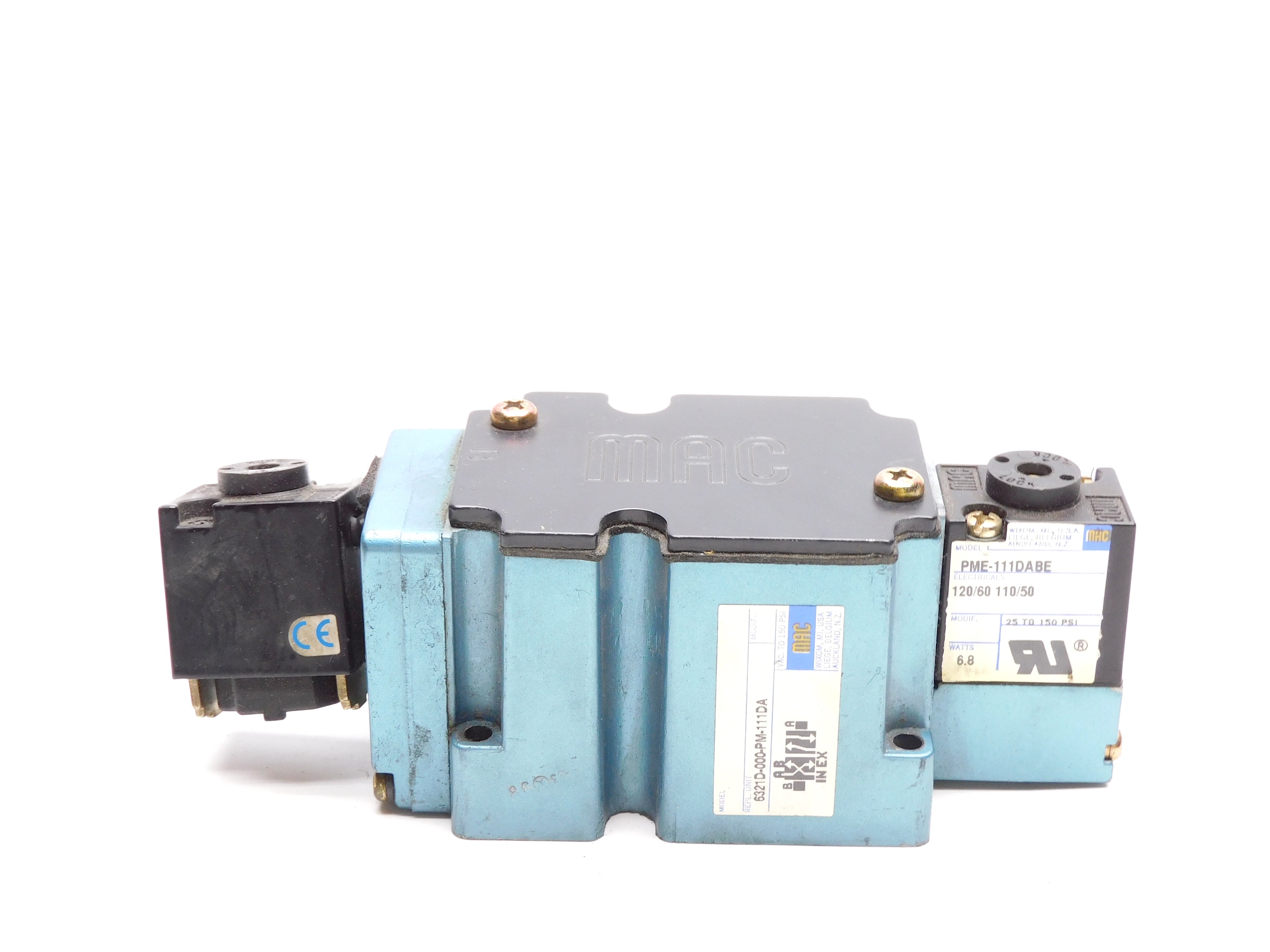 MAC 6321D-000-PM-111DA 120/60 110/50 150PSI (AS PICTURED) UNMP