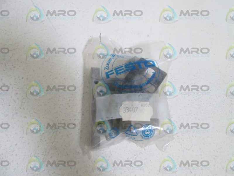FESTO END PLATE KIT 33407 / EP-ME-1/8 * NEW IN FACTORY BAG *