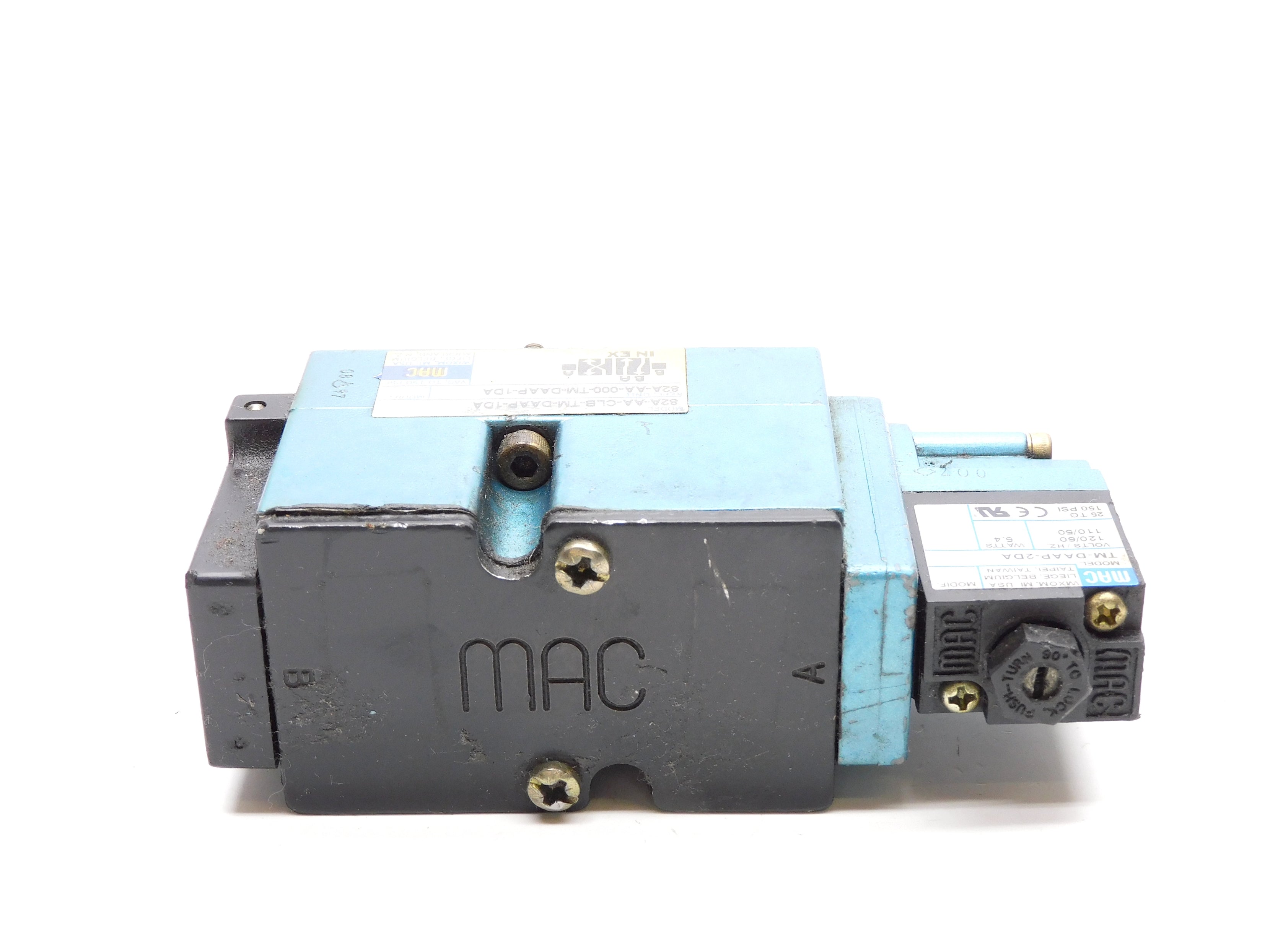 MAC 82A-AA-CLB-TM-DAAP-1DA 120/60 110/50 150PSI UNMP