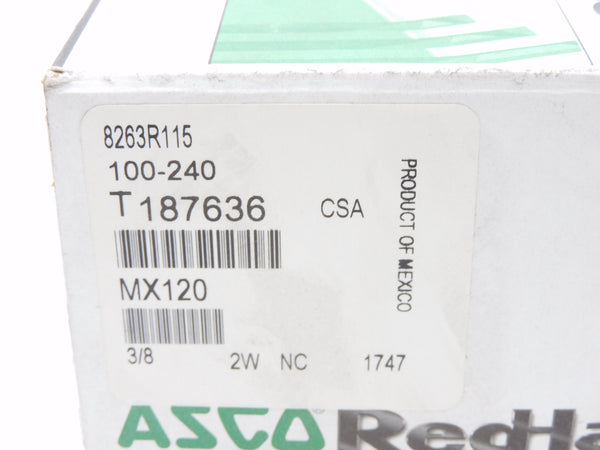 ASCO 8263R115 100-240V 395PSI NSMP