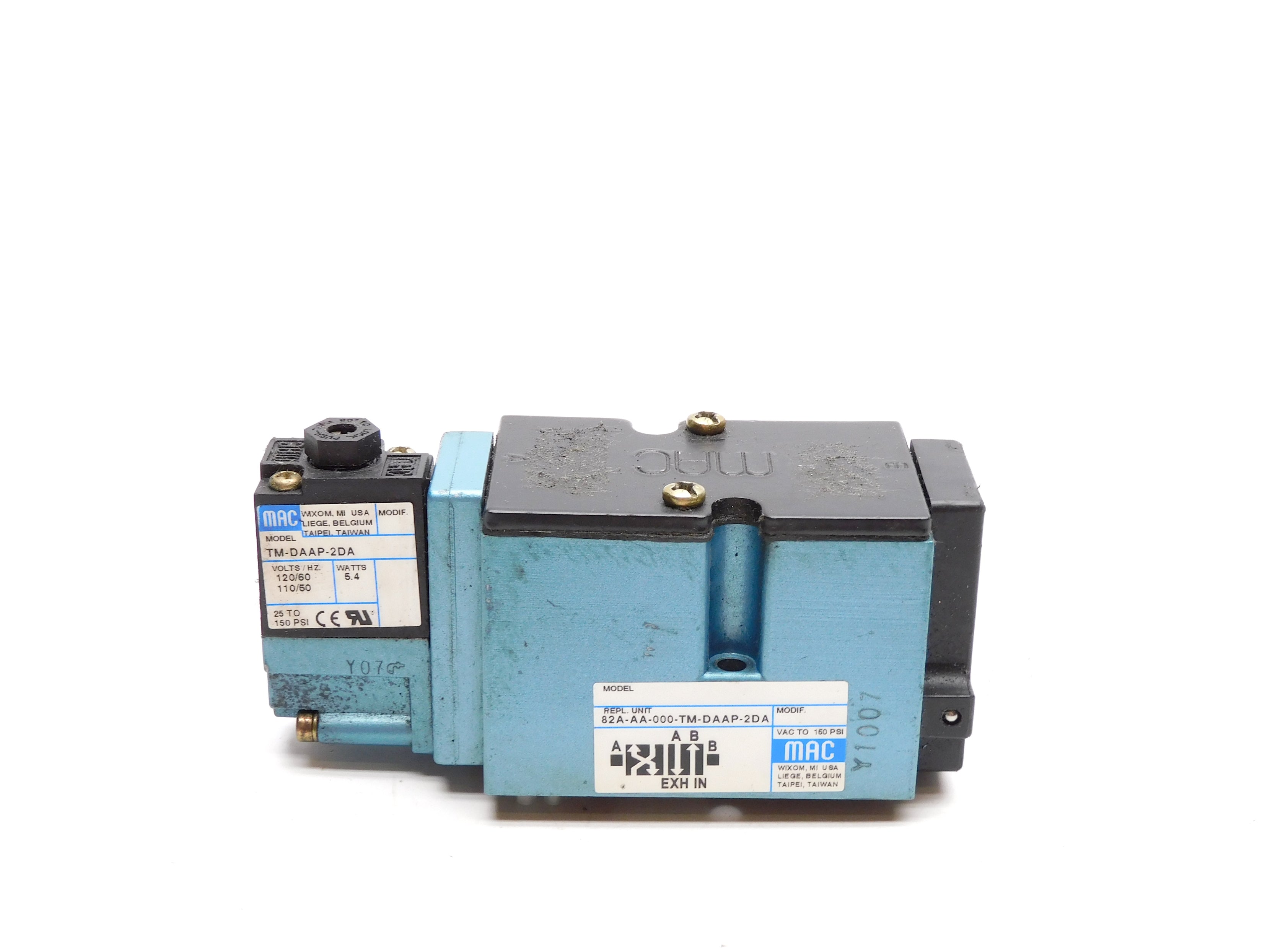 MAC 82A-AA-000-TM-DAAP-2DA 120/60 110/50 150PSI UNMP