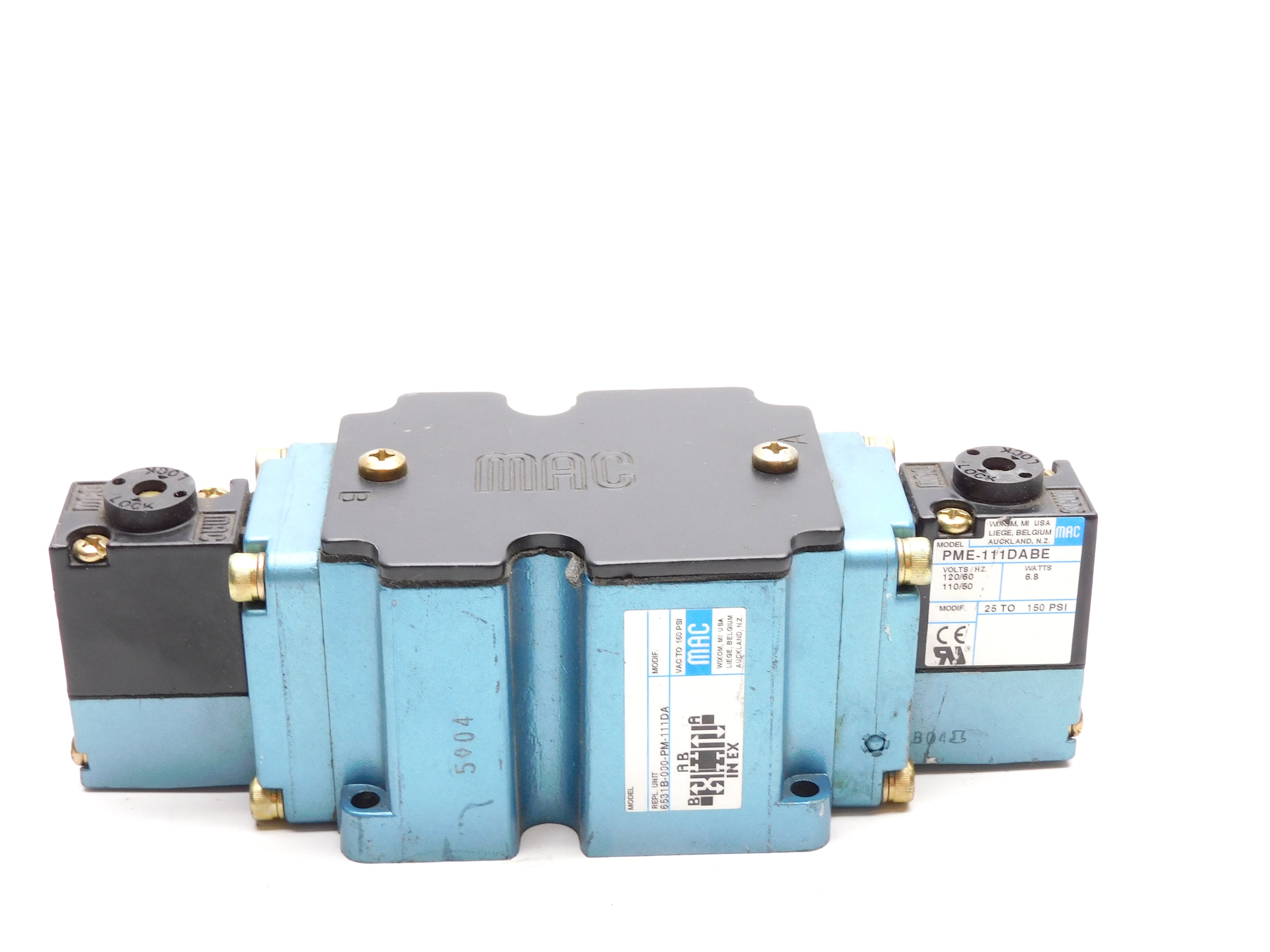 MAC 6531B-000-PM-111DA 120/60 110/50 150PSI NSNP