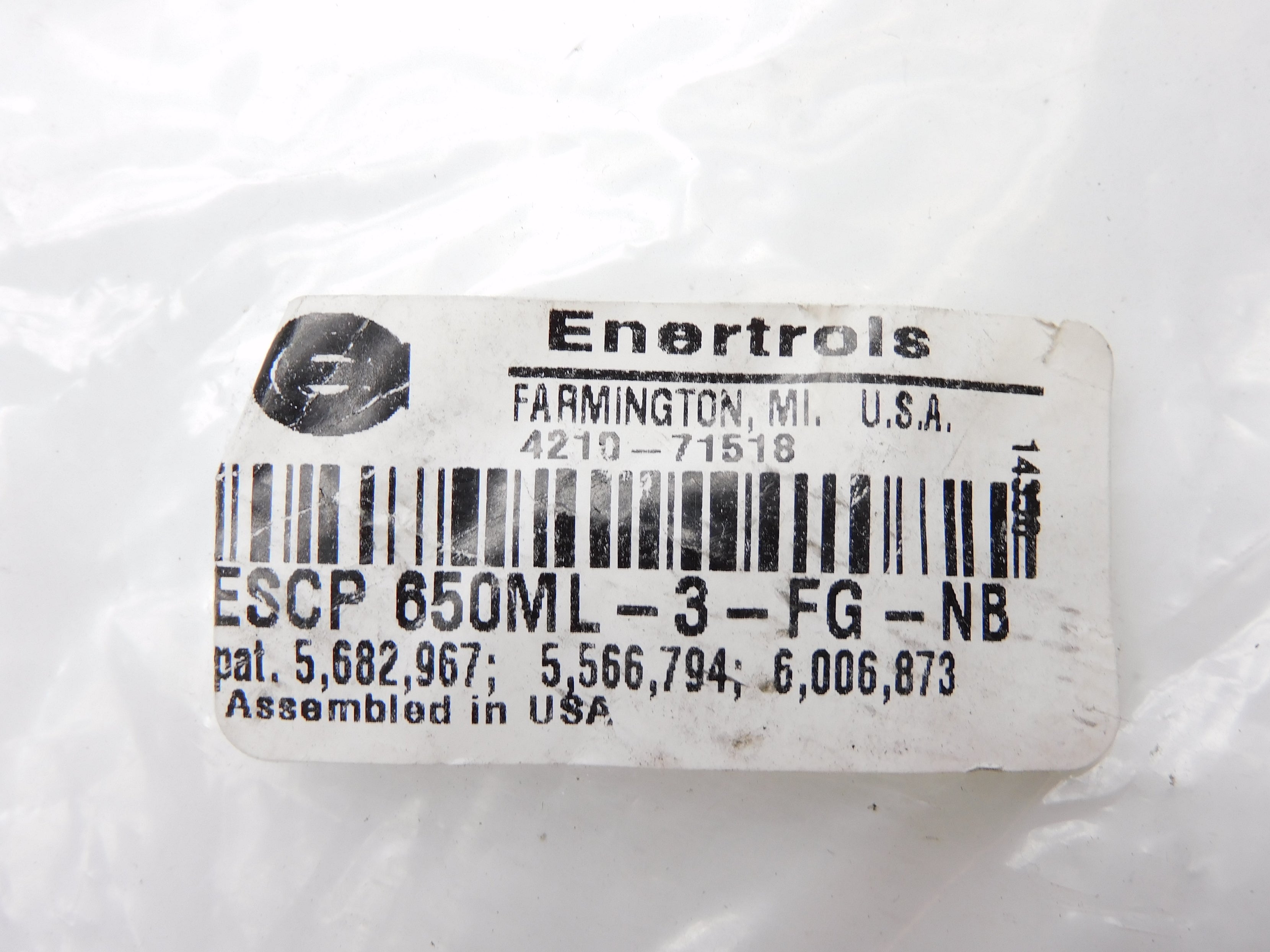 ENERTROLS ESCP650ML-3-FG-NB NSMP