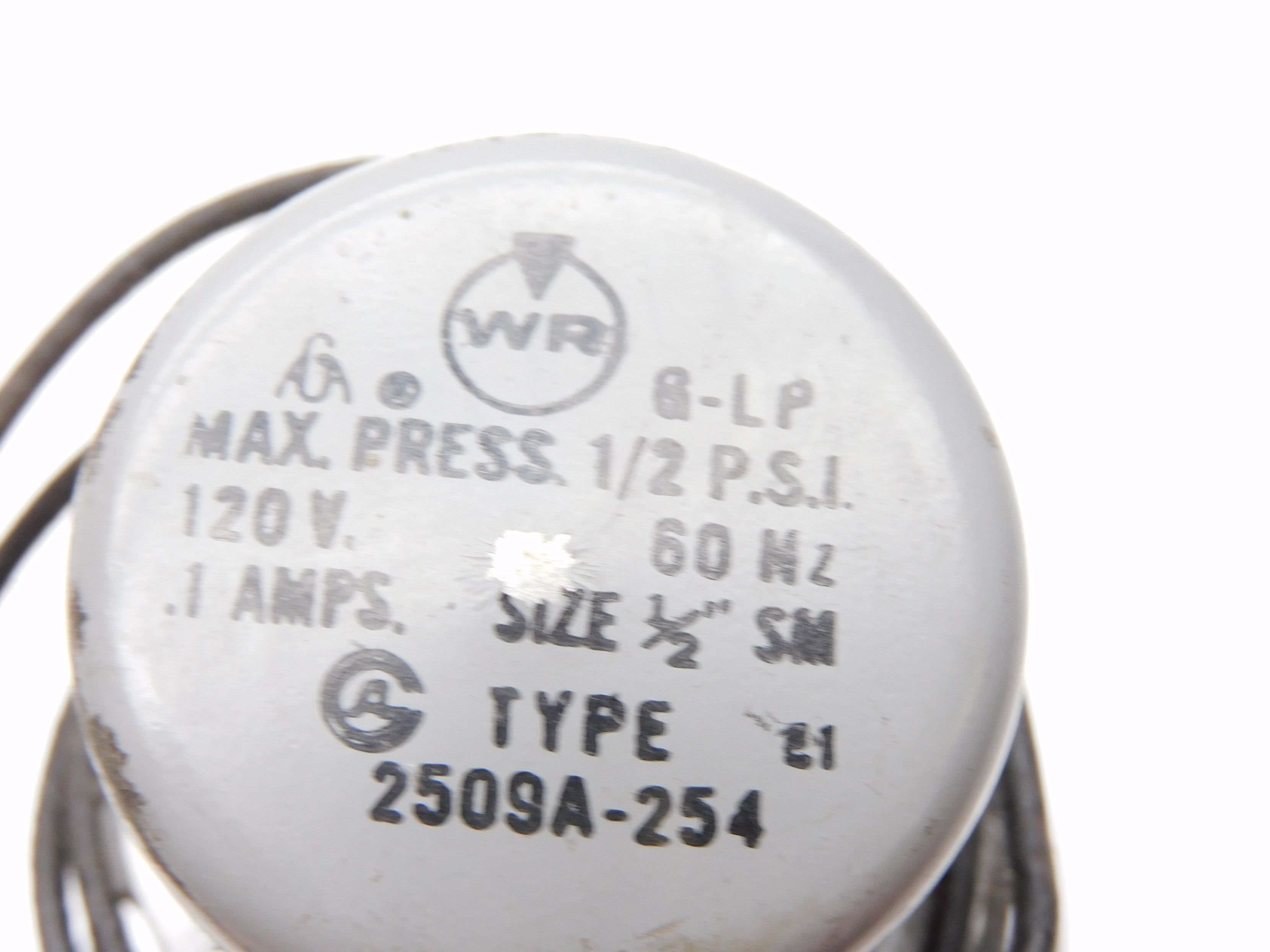 WHITE RODGERS 2509A-254 120V 1/2PSI UNMP
